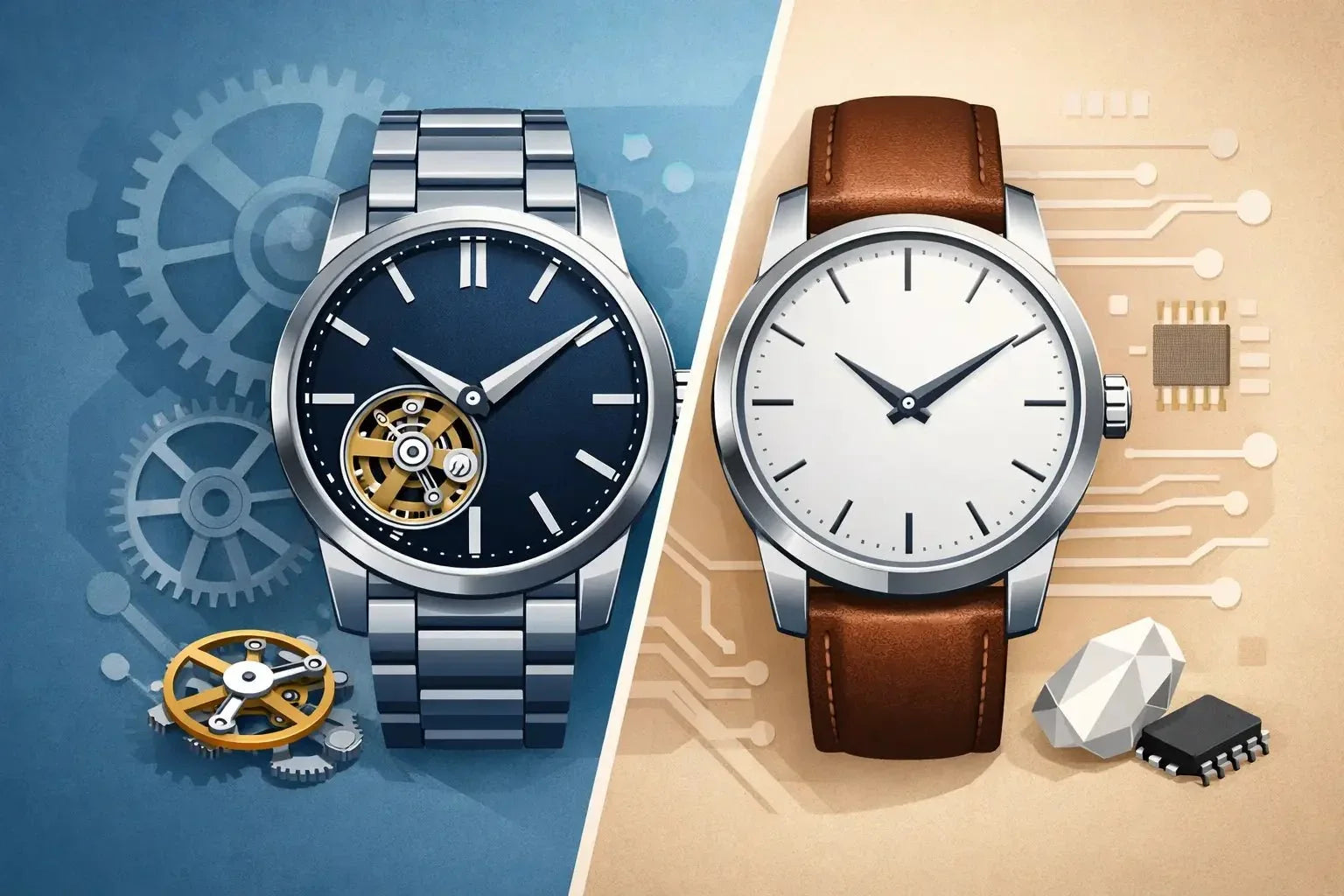 Automatic vs Quartz Designer Watches - BangOn