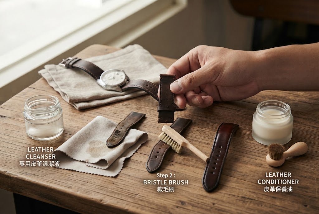 How to Clean Leather Watch Straps Properly - BangOn