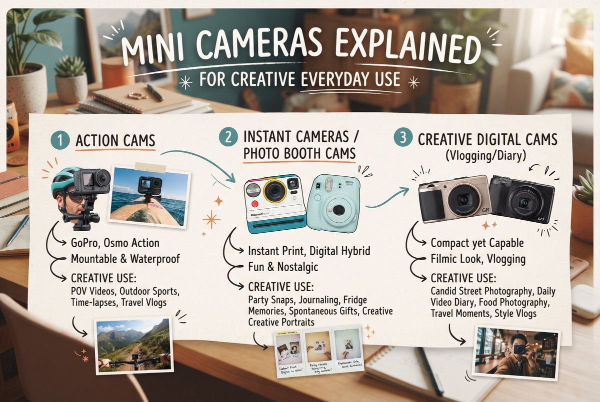Mini Cameras Explained for Creative Everyday Use - BangOn