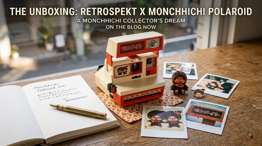 Retrospekt x Polaroid 600 Instant Film Camera - Monchhichi - BangOn