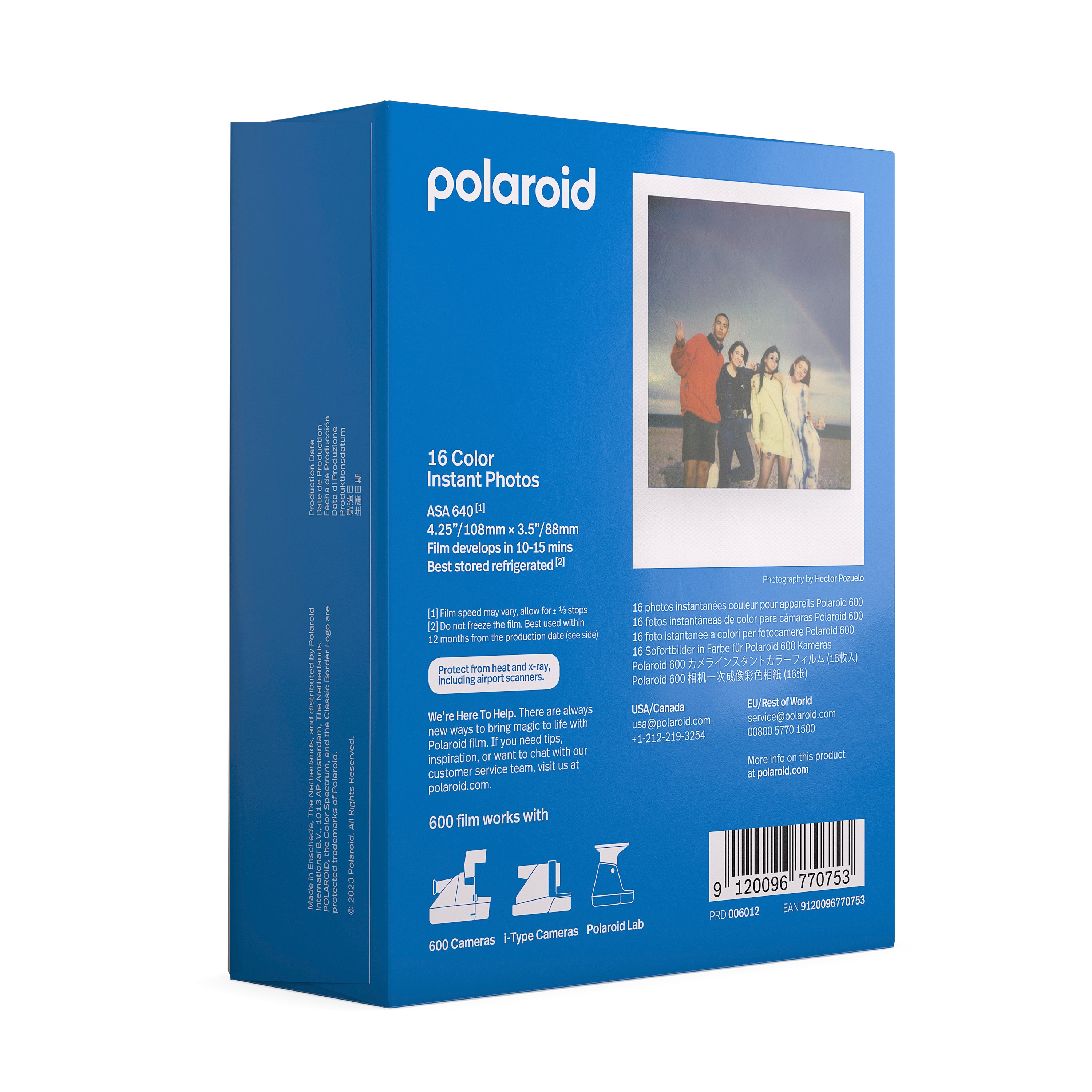 Polaroid Farbfilm für 600 – Doppelpack Sofortbildfilm für 600 #6012