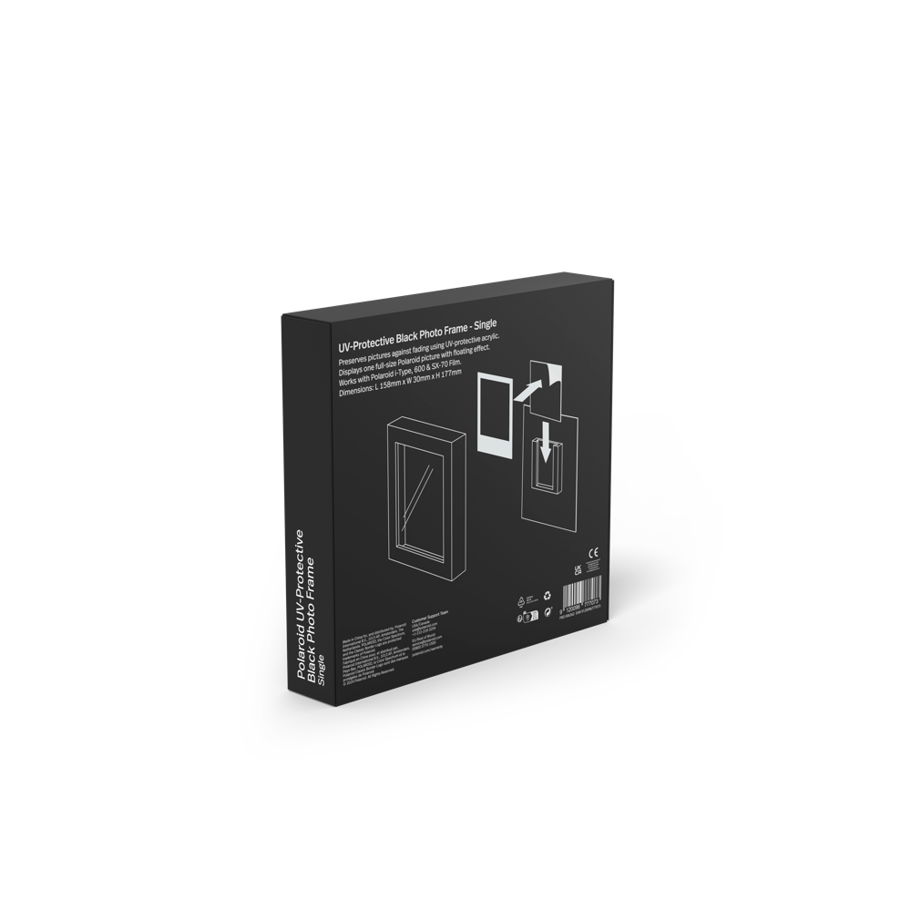 Polaroid Studio Single Photo Frame - Black #006362