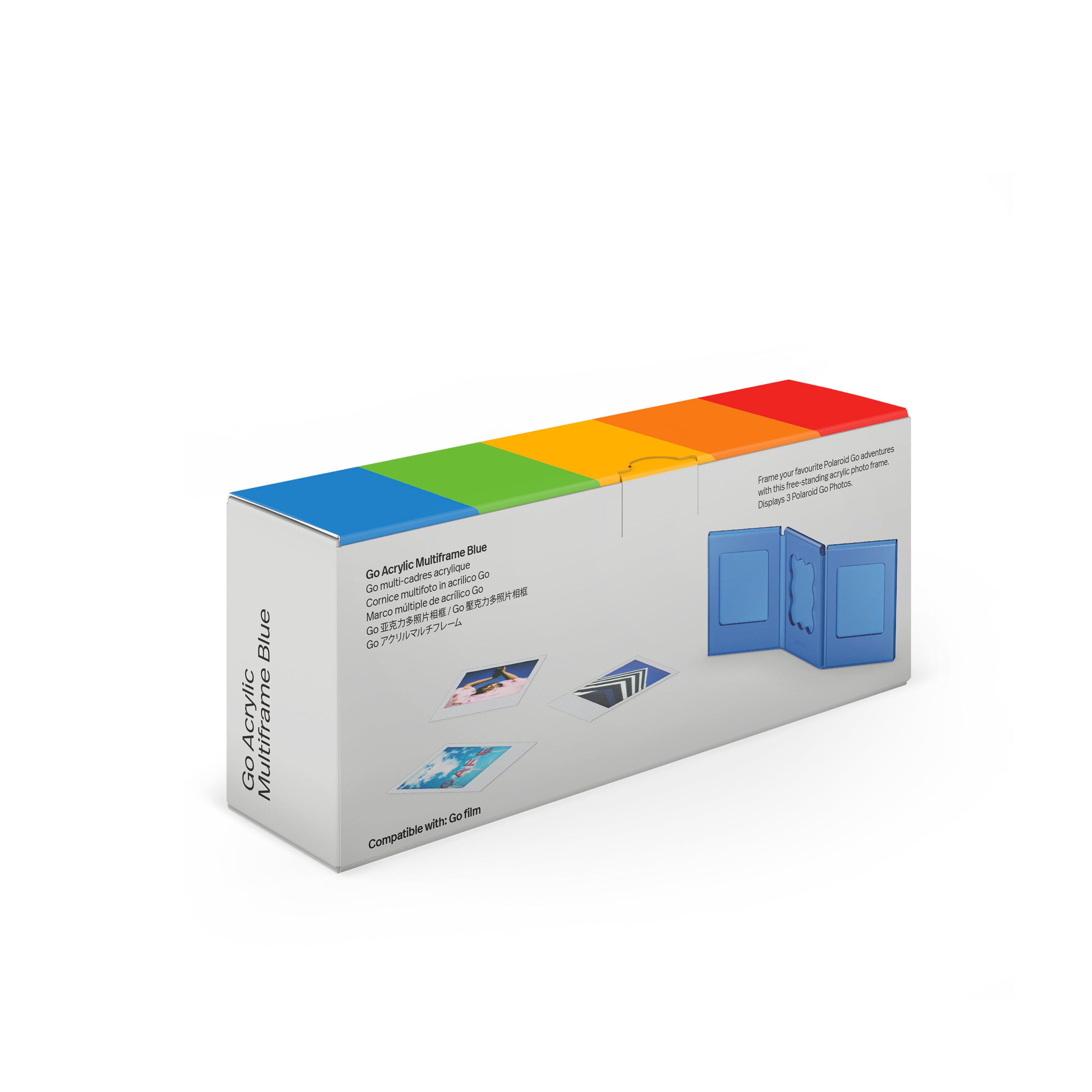 Cámara Instantánea Polaroid Go Marco Acrílico Multiframe - Azul #006381