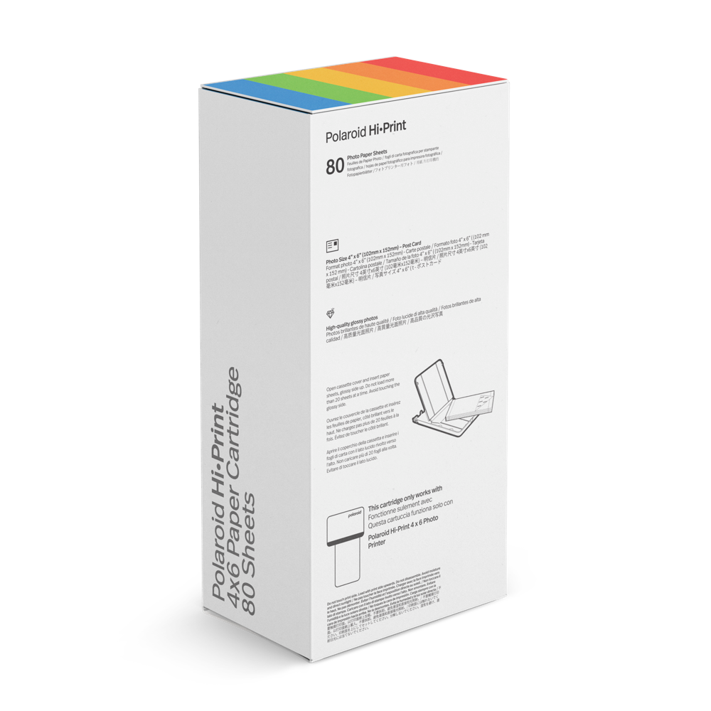 ポラロイド ハイプリント 4x6用ペーパー カートリッジ - 80枚 #006551
