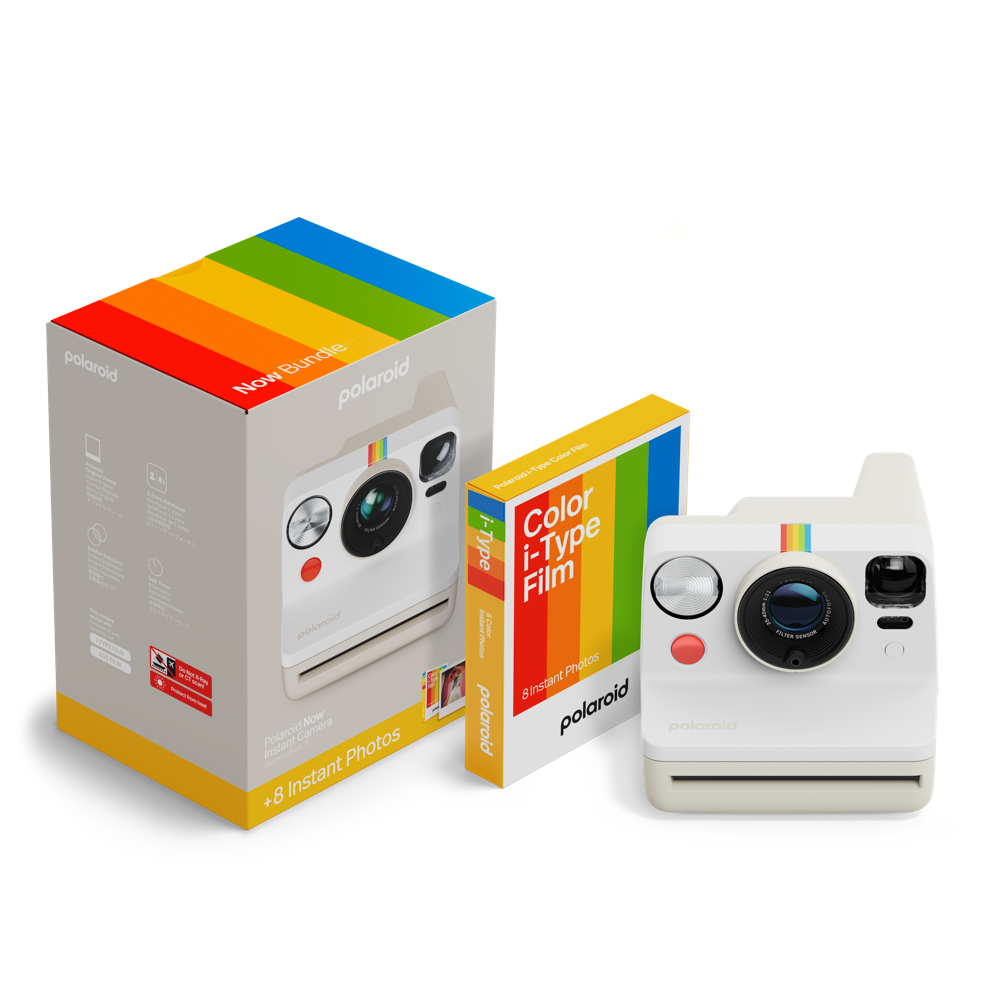 Polaroid Now Generation 3 Starter-Set EB - Kieselweiß #006573