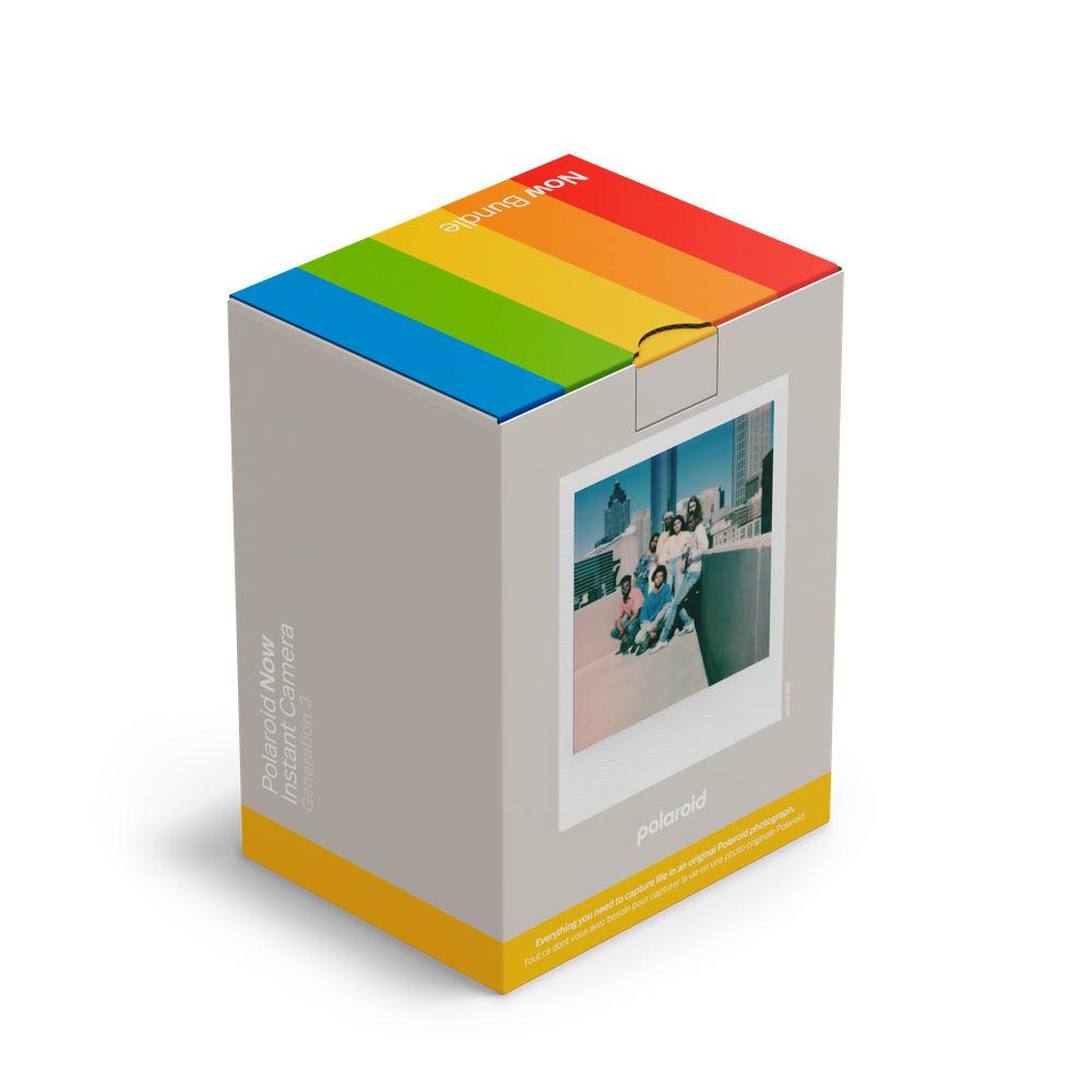 Polaroid Now Generation 3 Starter EB Set - Pebble White #006573