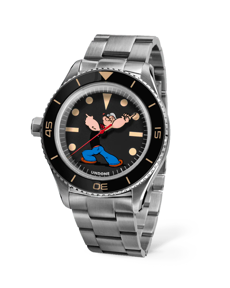 UNDONE X POPEYE Blacksand Automático #COL-POP-SLM-BLACK