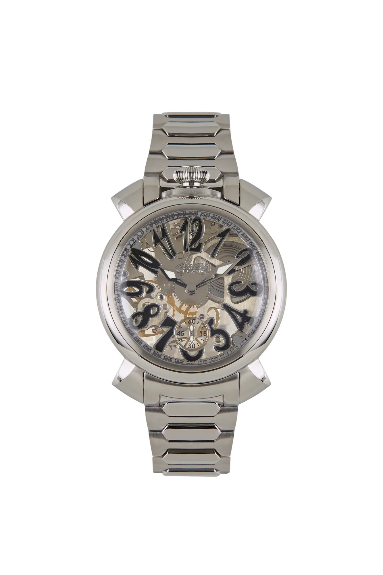 Gaga Milano MANUALE 44 STAHL #4310SK01S0STST0