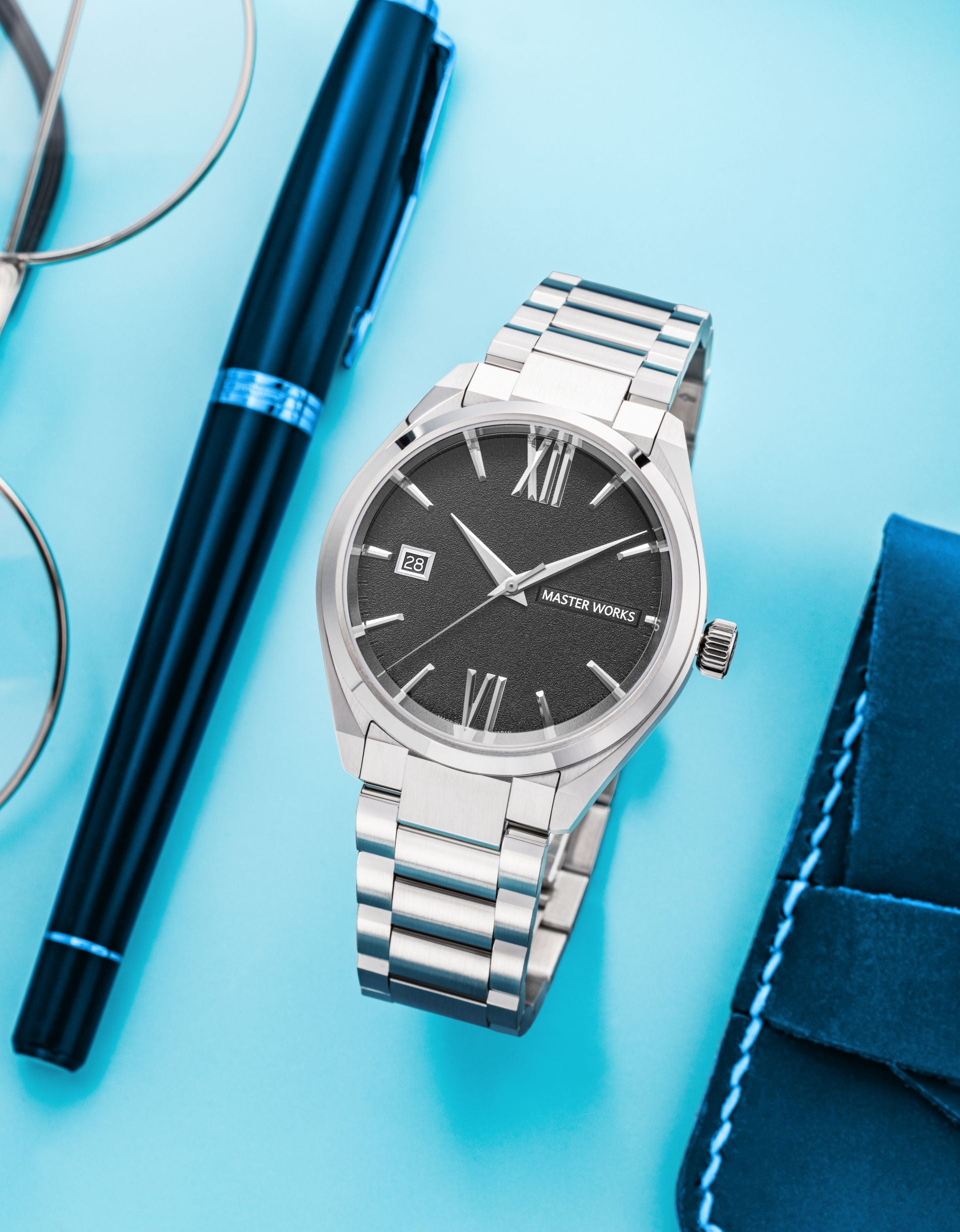 MW31 Reloj Automático - Pulsera Esfera Gun Oscura #MW31SSGN