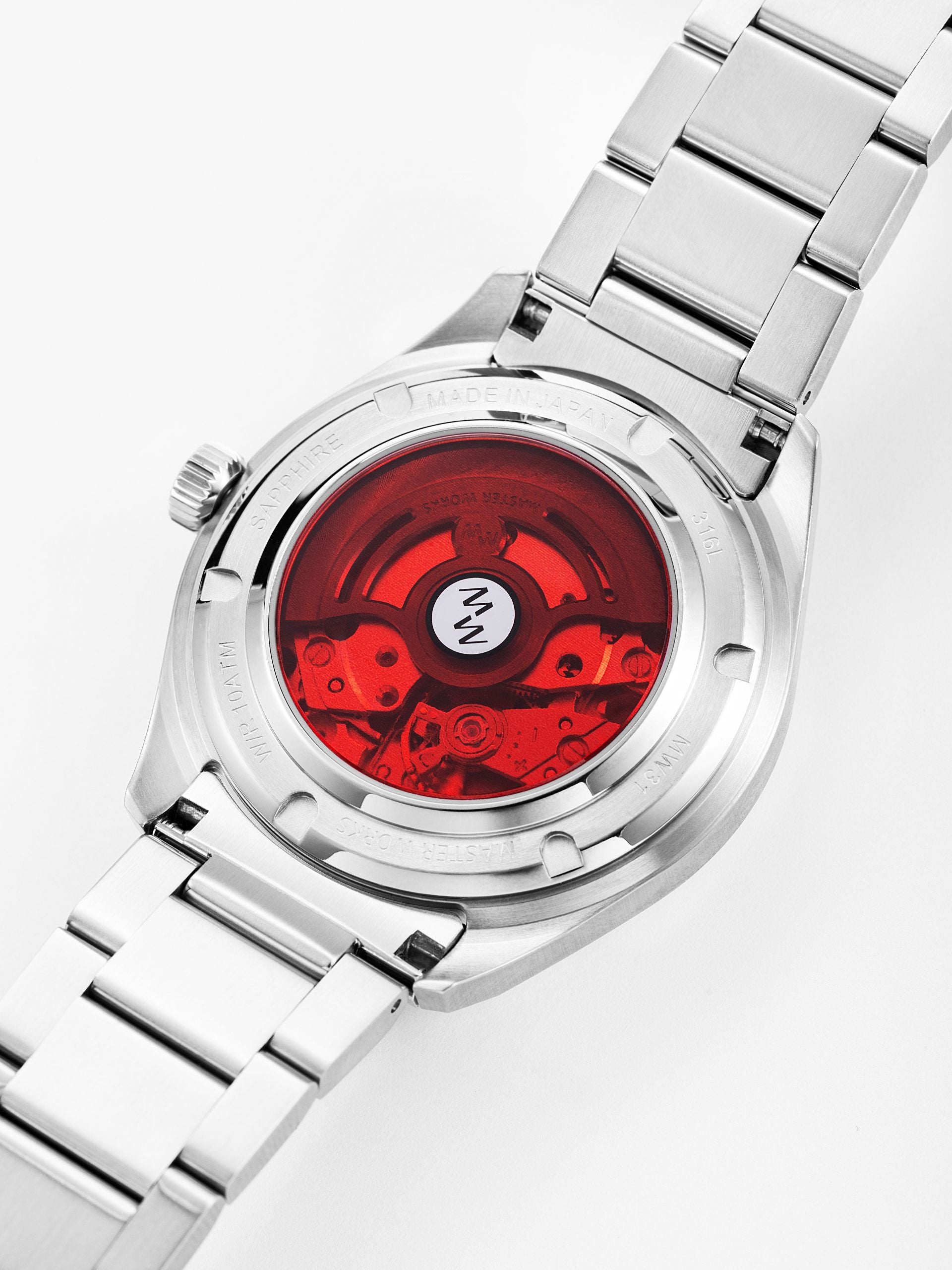 MW31 Automatic Watch - Bracelet Silver White Dial #MW31SSWH