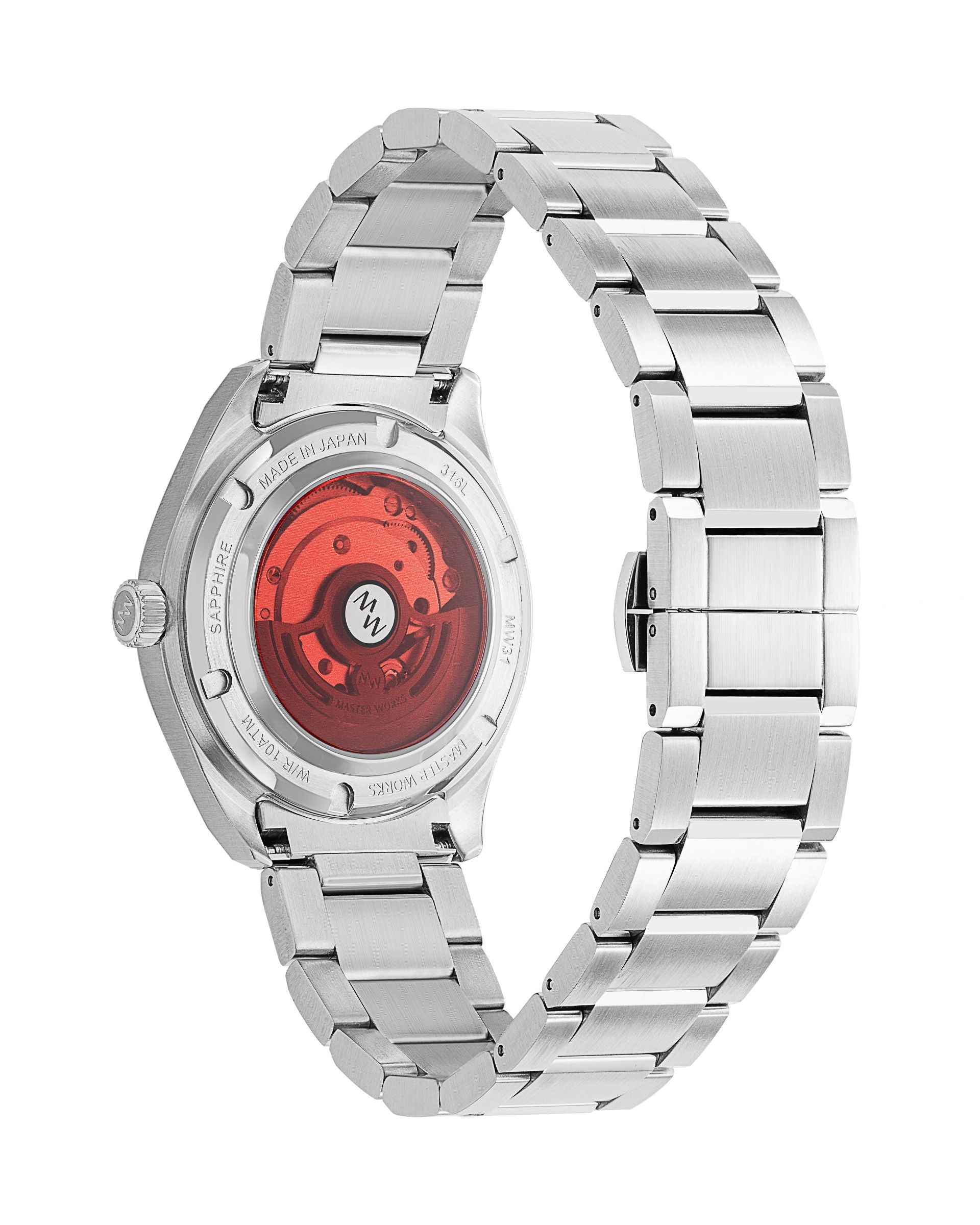 MW31 Automatic Watch - Bracelet Silver White Dial #MW31SSWH