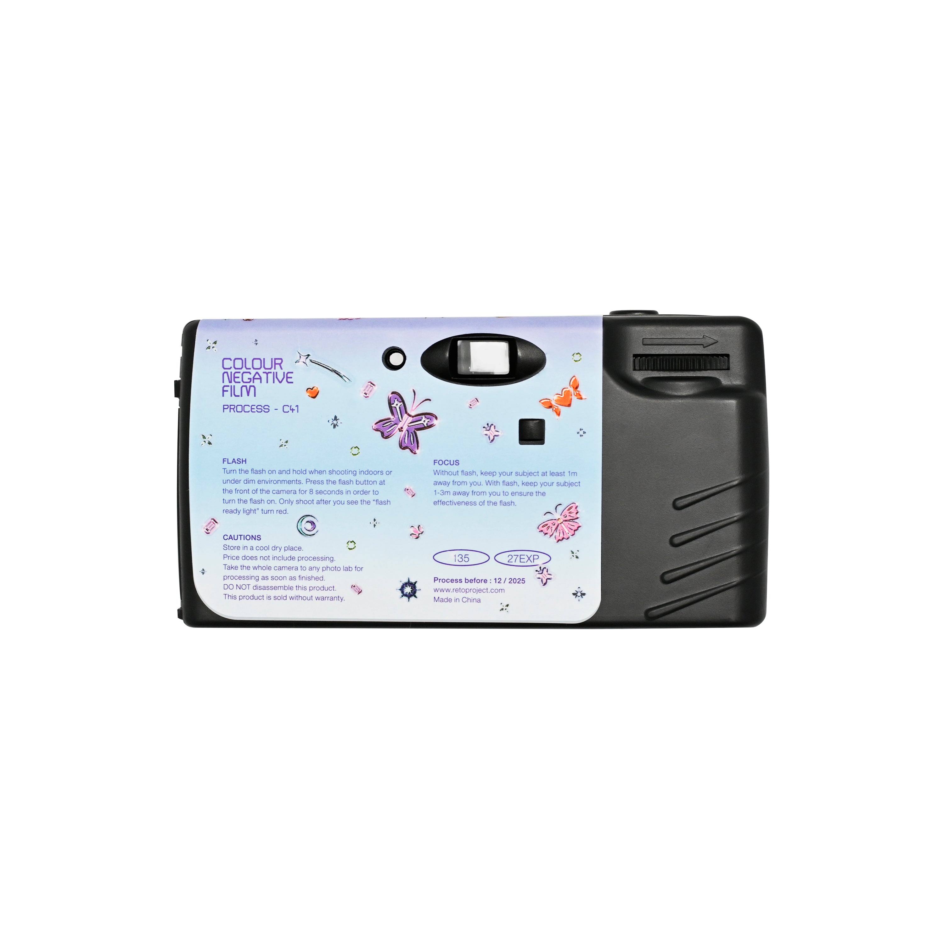 Retocolor Bling-Bling 400 35MM Einwegkamera 27 Aufnahmen