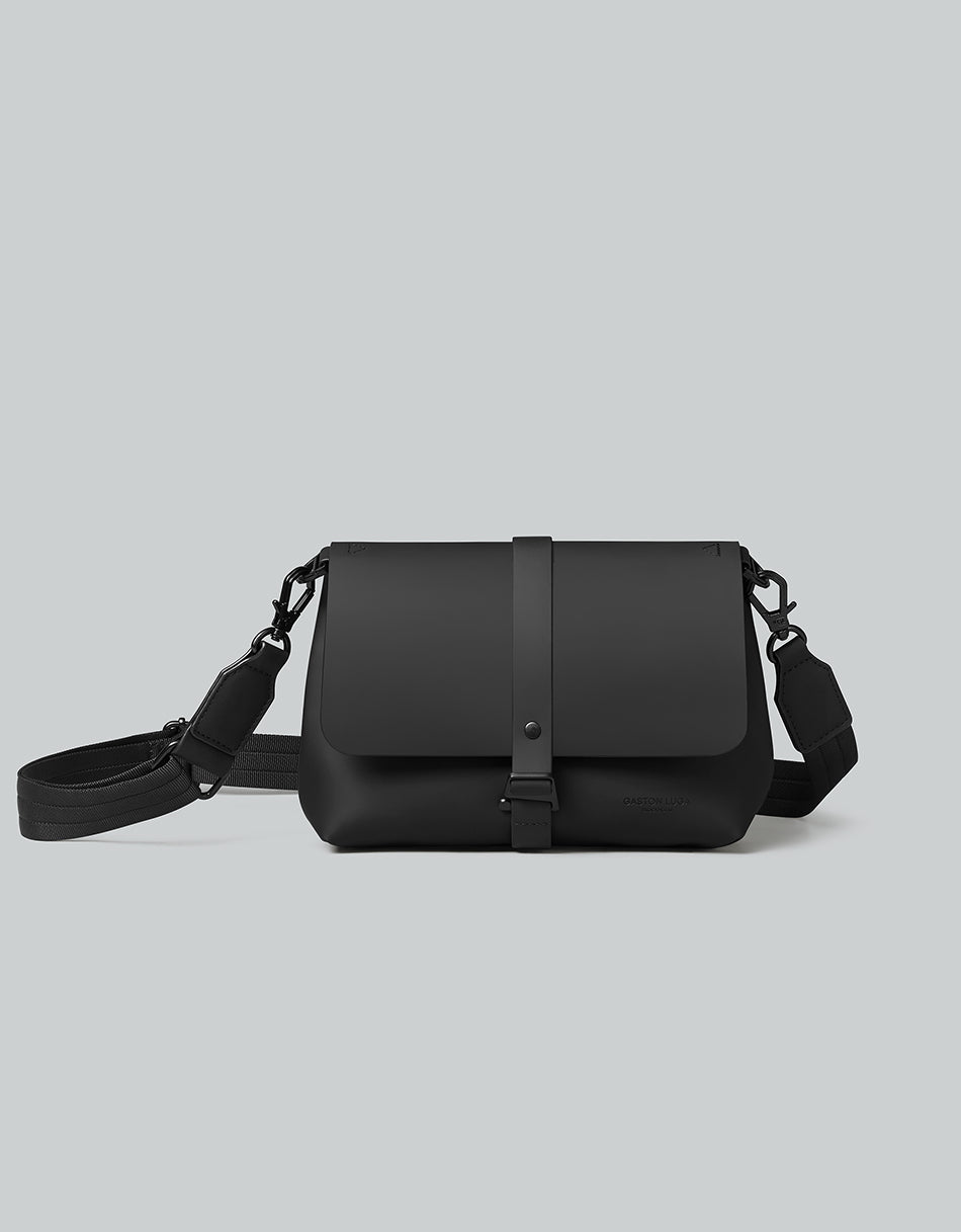 Gaston Luga Splash Crossbody Bag - Black #CB100