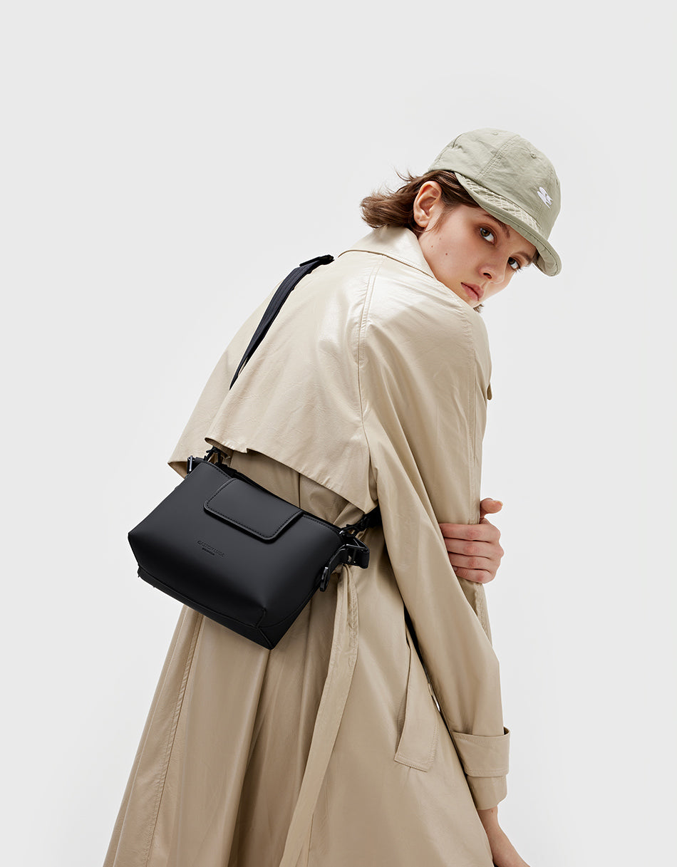 Gaston Luga Splashini Crossbody Bag - Black #CB200