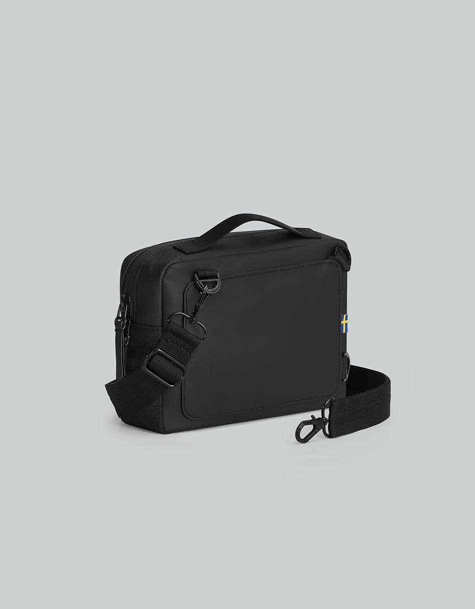 Gaston Luga Dash Box Crossbody Bag Black