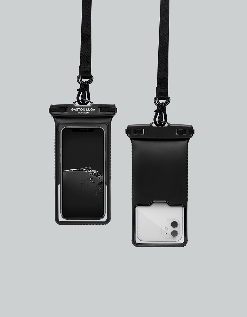 Gaston Luga Dash Funda Impermeable para Teléfono - Negro #DSWPCBK