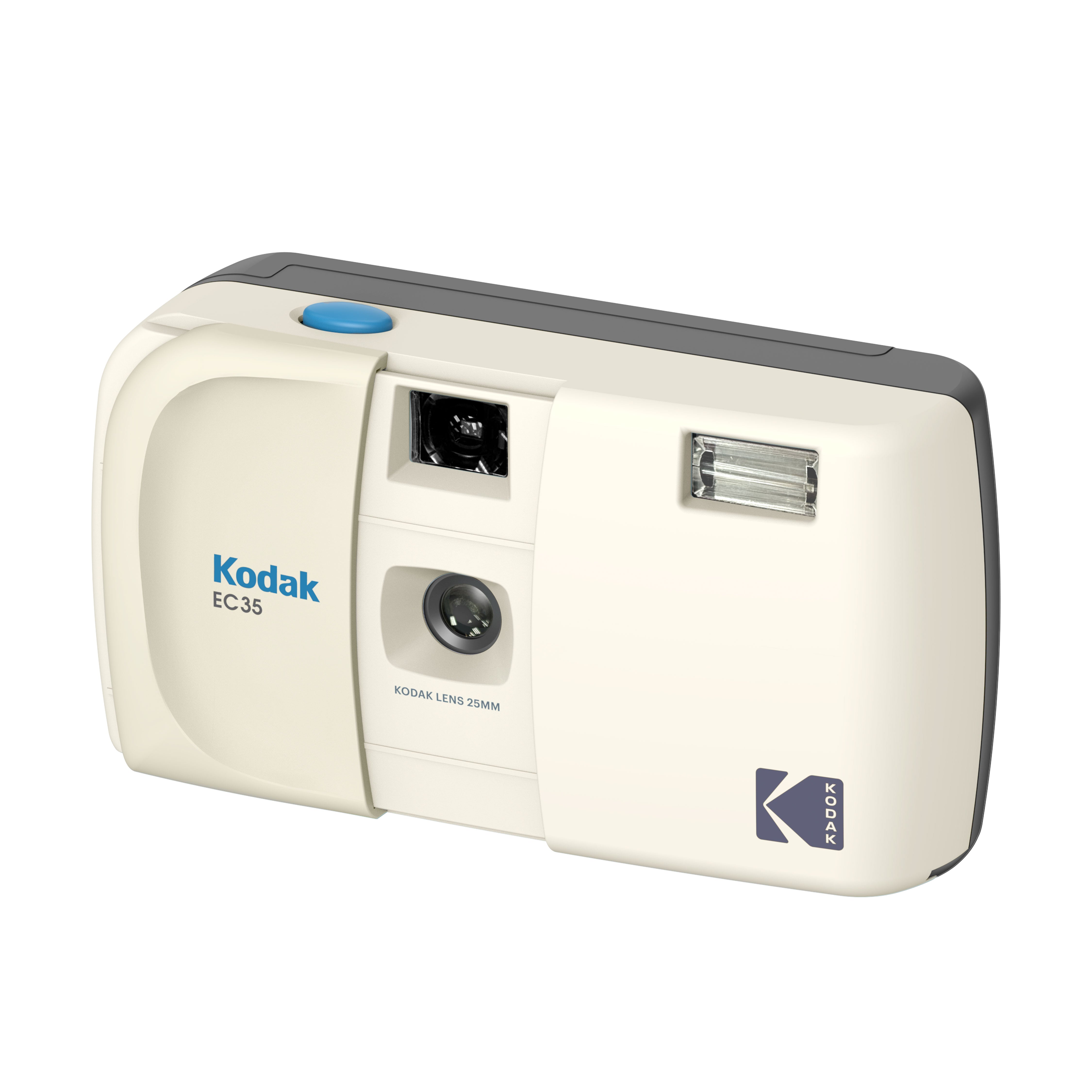 KODAK EC35 35mm Film Camera -Vanilla White