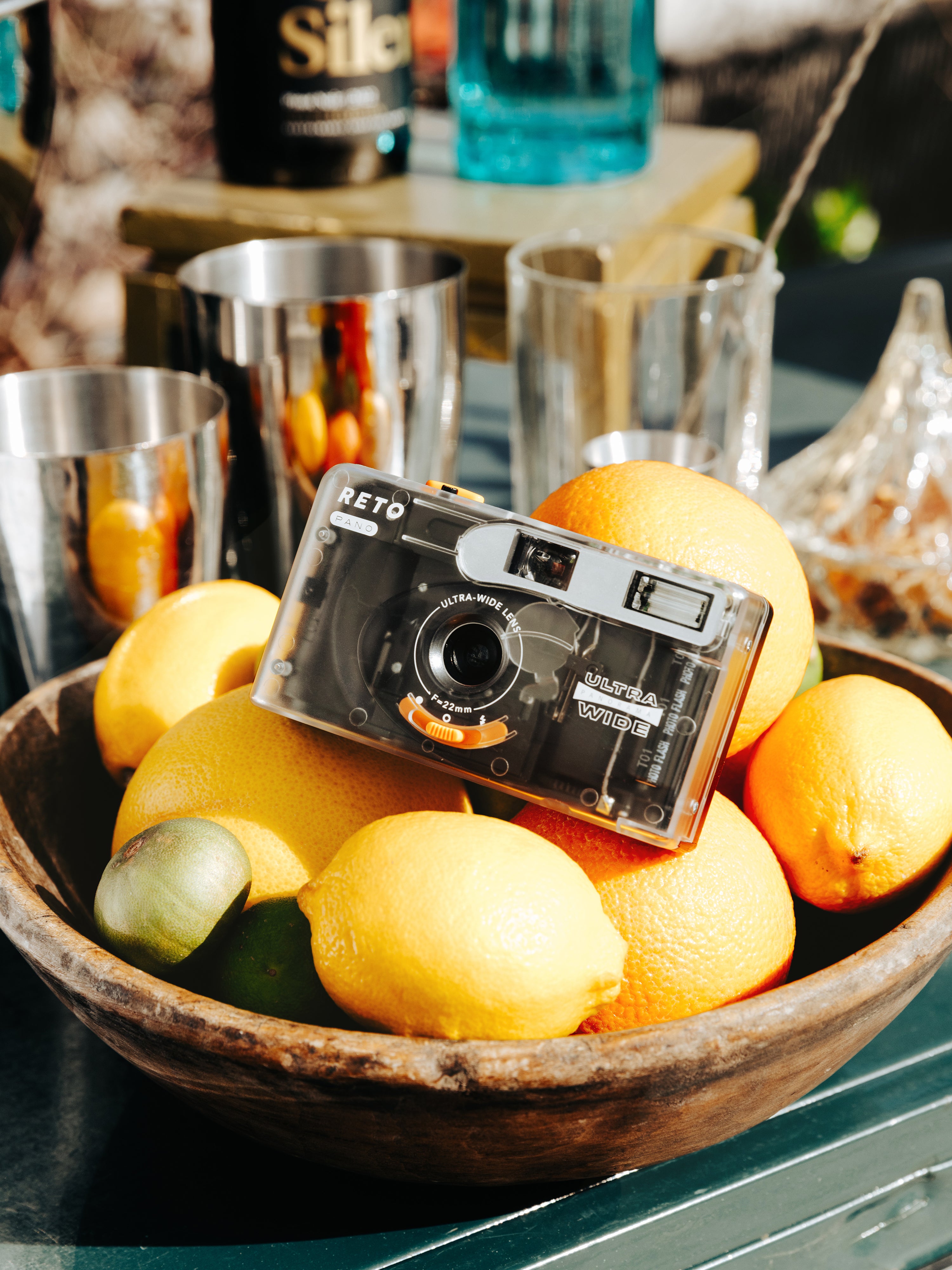 Cámara de película RETO PANO 35mm Blanco Transparente