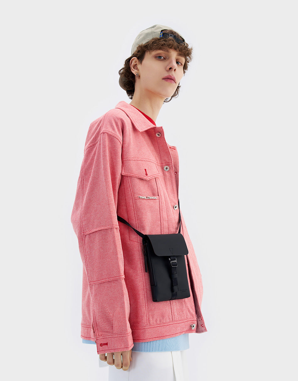 Gaston Luga Splash Mini Crossbody - Negro #RE1401