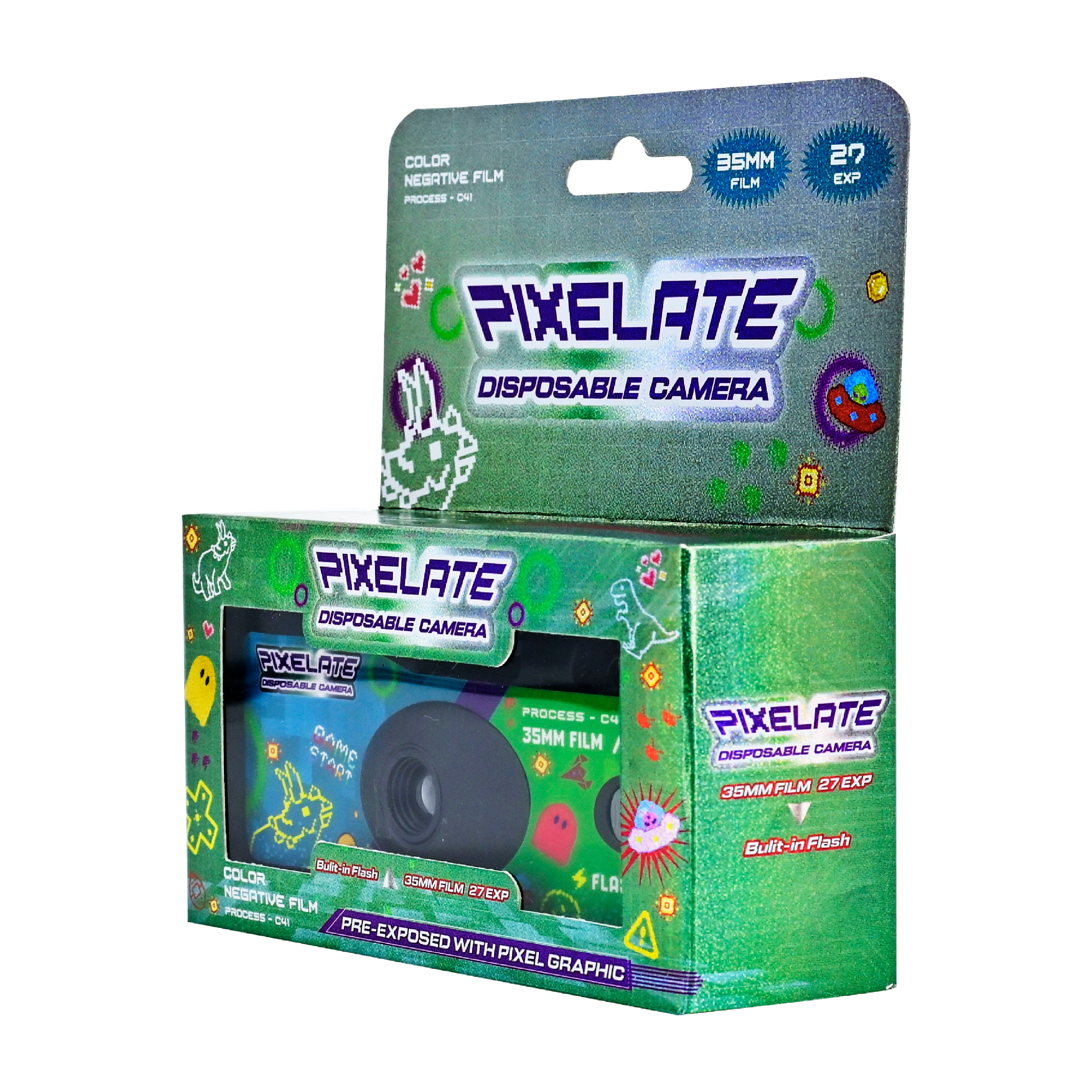 레토컬러 픽셀레이트 400 35MM 일회용 필름 카메라 27컷 *신제품
