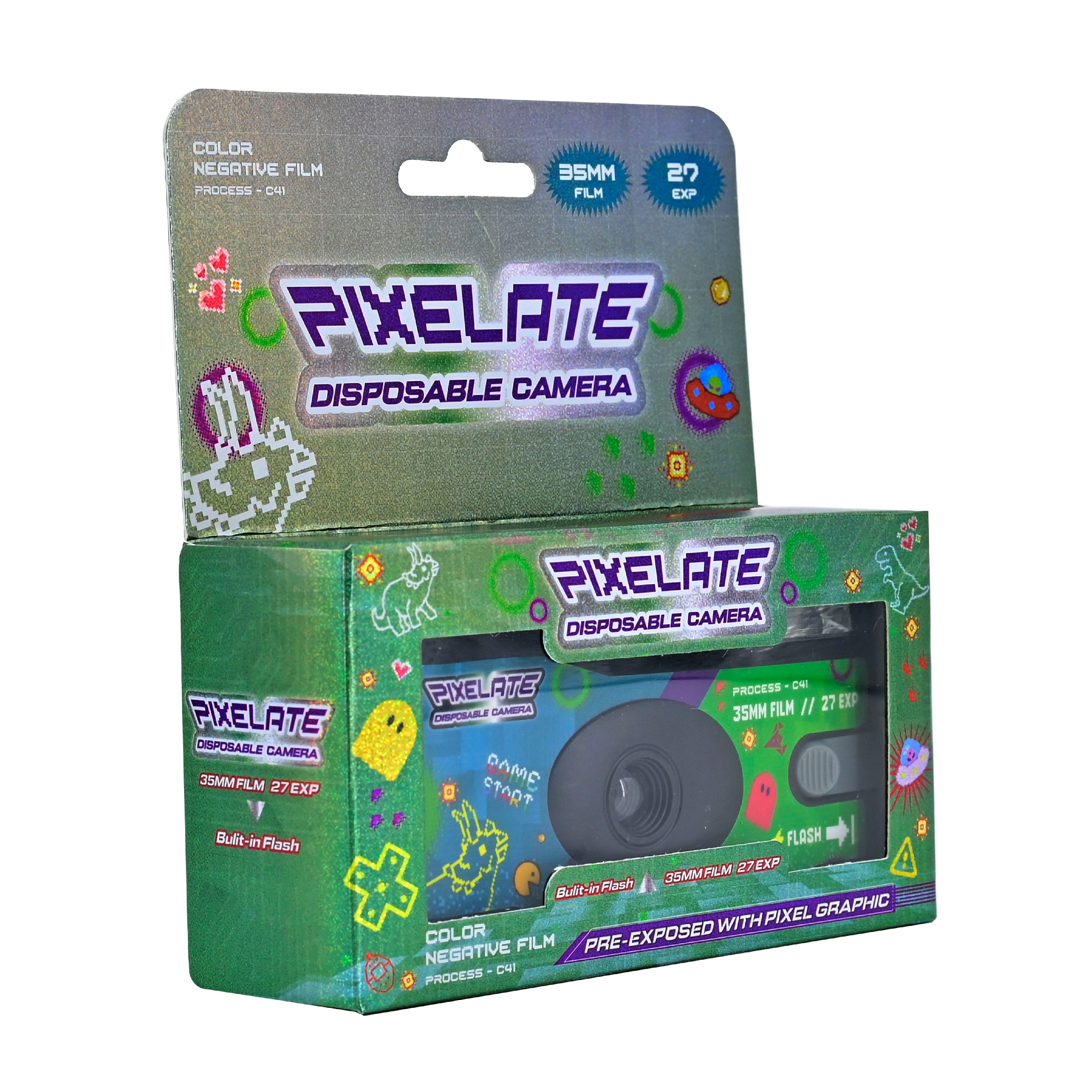레토컬러 픽셀레이트 400 35MM 일회용 필름 카메라 27컷 *신제품