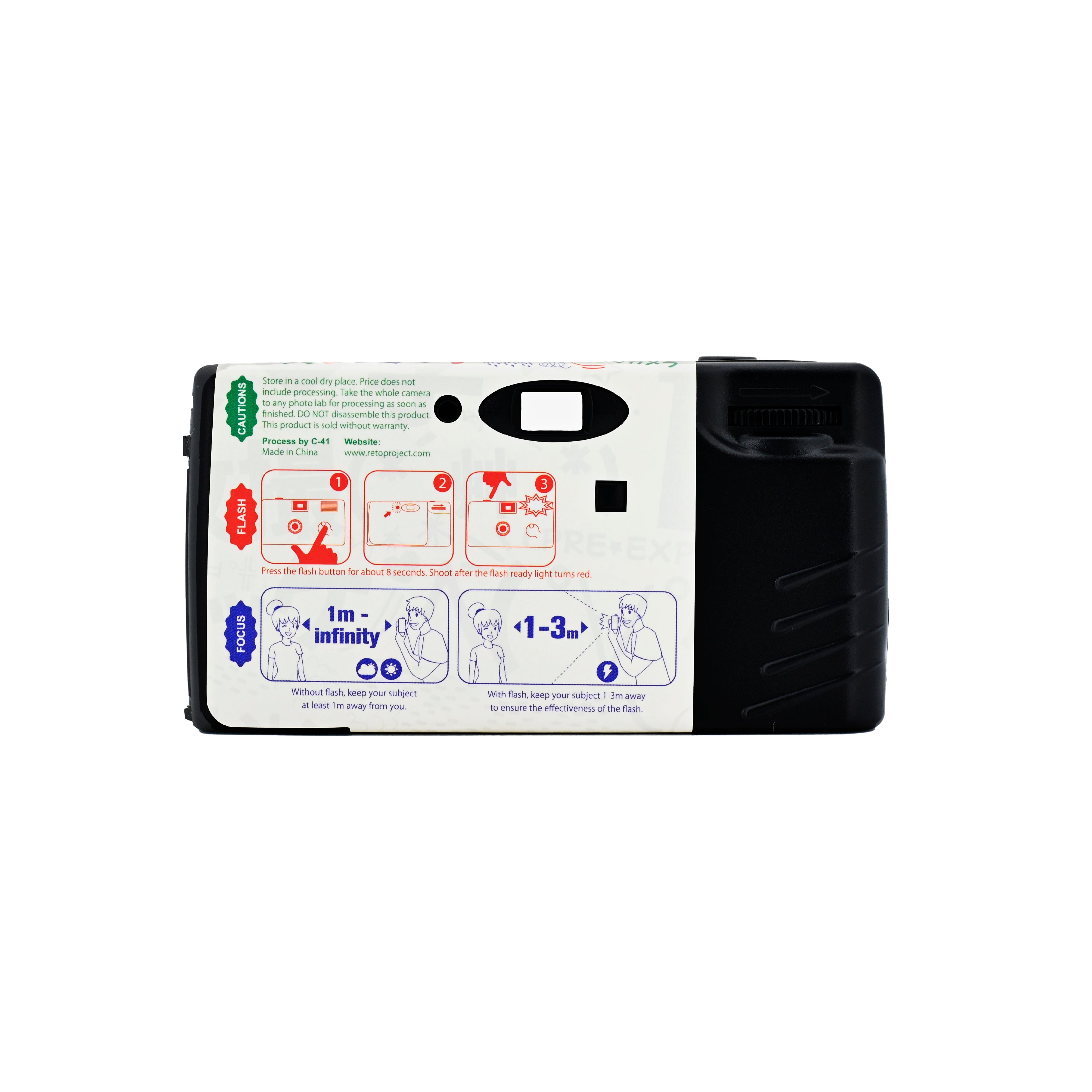 Retocolor Emoticon 400 35MM Einwegkamera 27 Aufnahmen