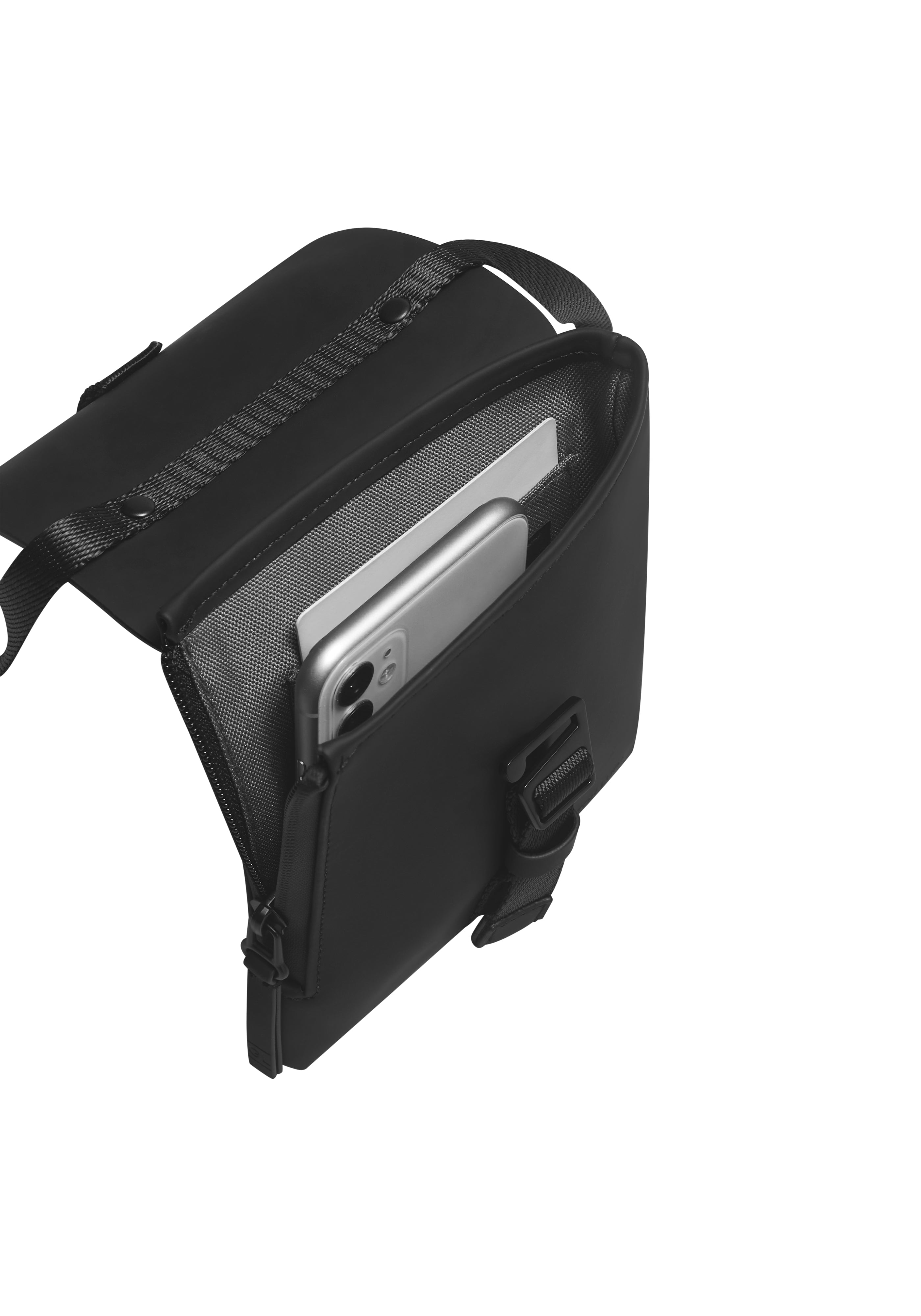 Gaston Luga Splash Mini Crossbody - Negro #RE1401