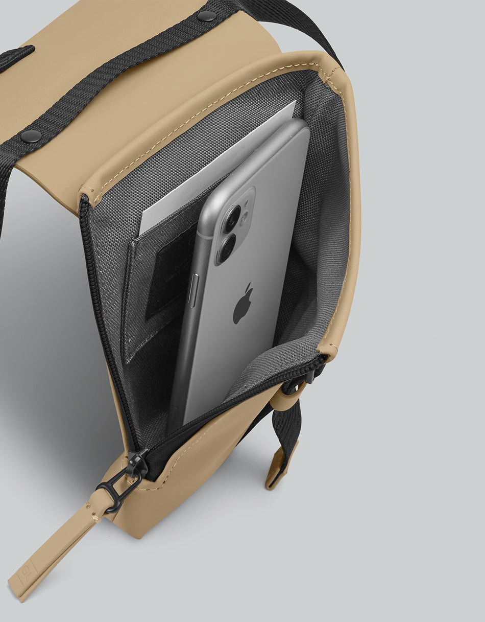 Gaston Luga Splash Mini Umhängetasche - Latte #SPCBMNLT