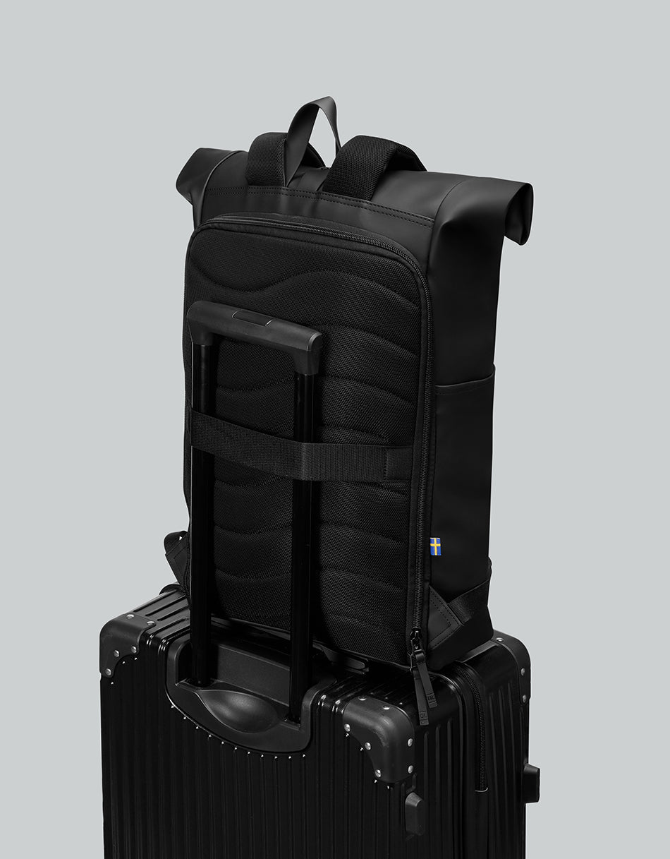Gaston Luga Spläsh Rolltop 16" Mochila - Negro #SPRTBP16BK