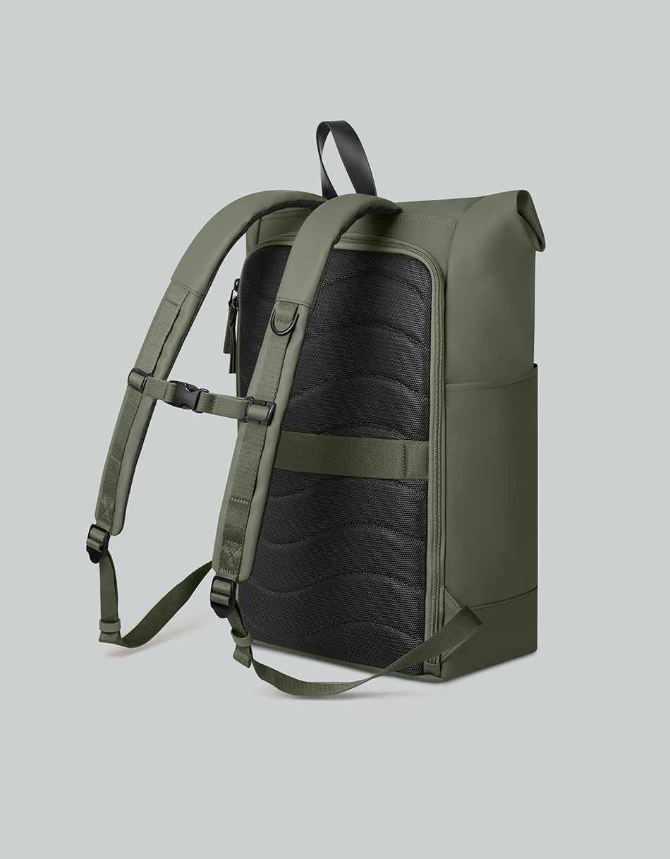 Gaston Luga Spläsh Rolltop 16" Mochila - Oliva #SPRTBP16OL