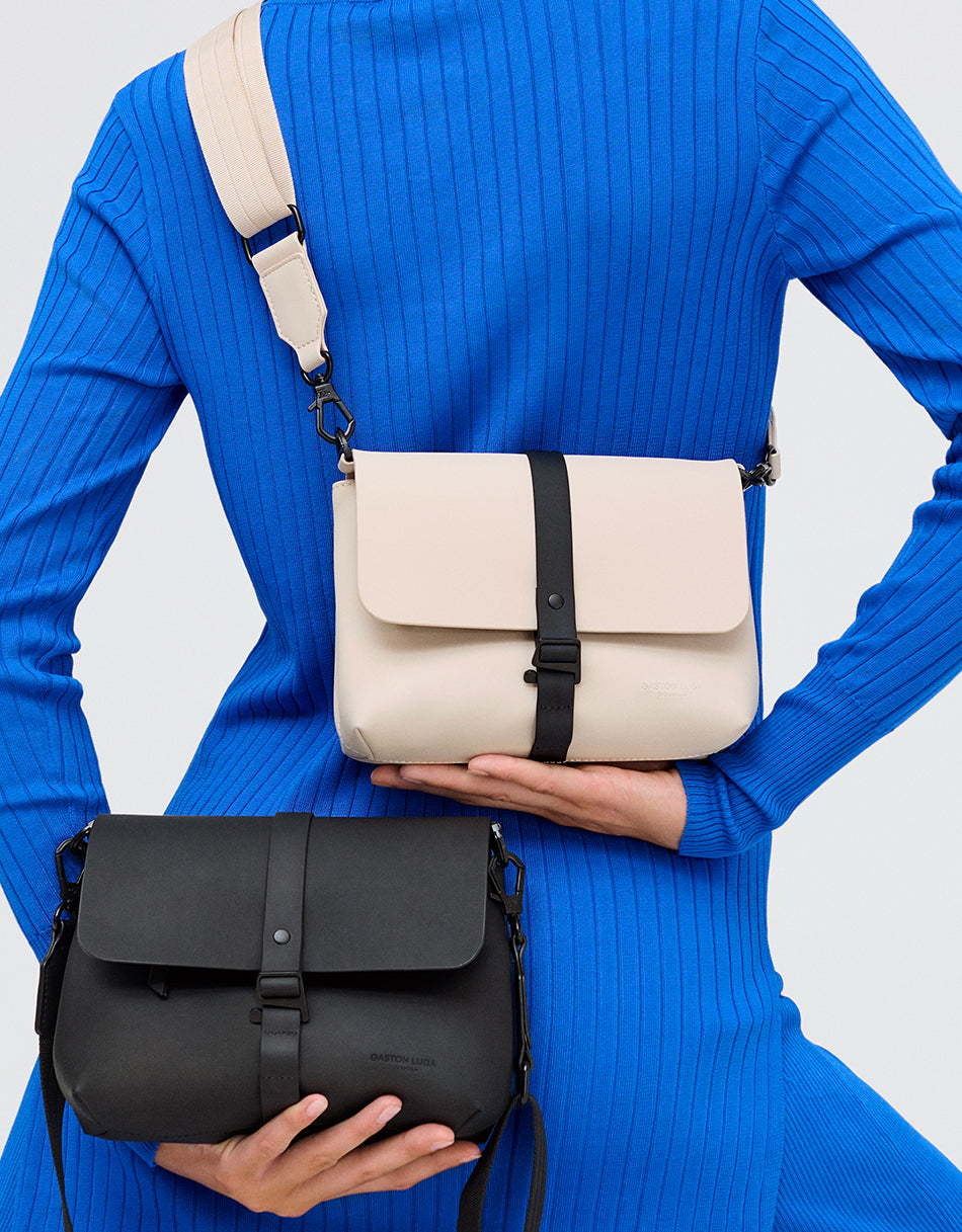 <tc>Gaston Luga</tc> Splash 斜背包 - 黑色 #CB100