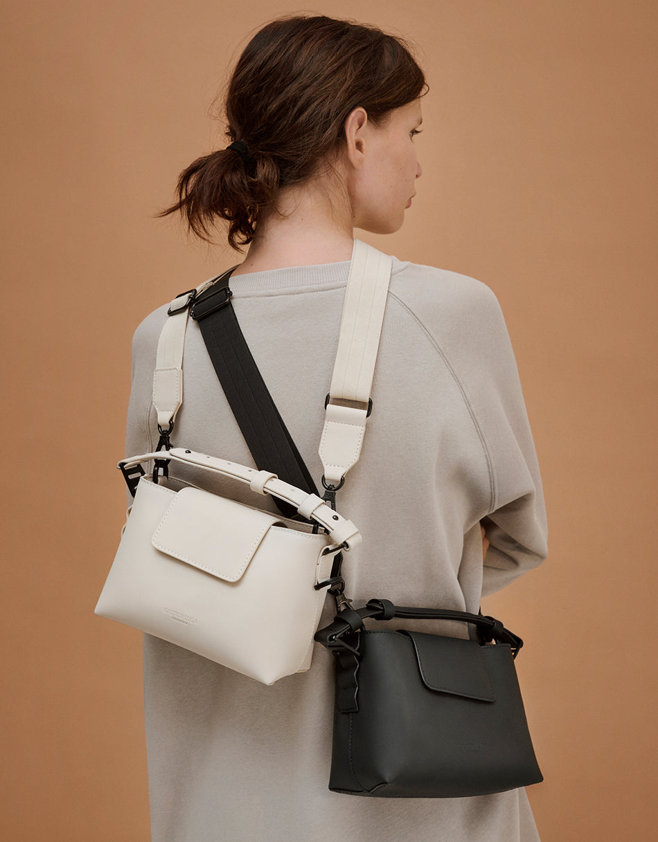 Gaston Luga Splashini Crossbody Bag - Black #CB200