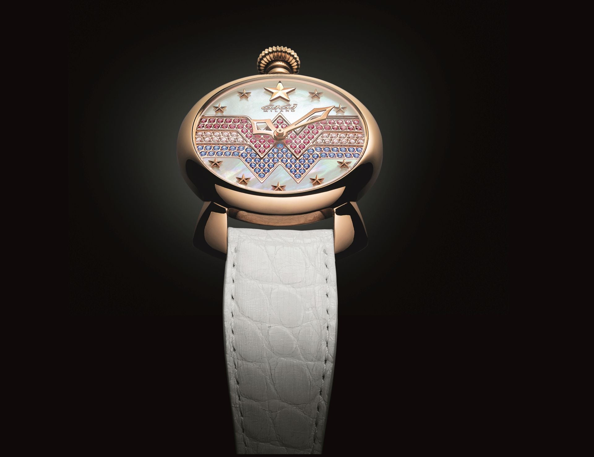 WONDER WOMEN MANUALE 40MM white #5021WWNNR0LAWH0