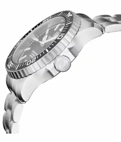 DEEPBLUE Daynight Patriot Bracelet, Black Dial, Blue tubes Watch - BangOn