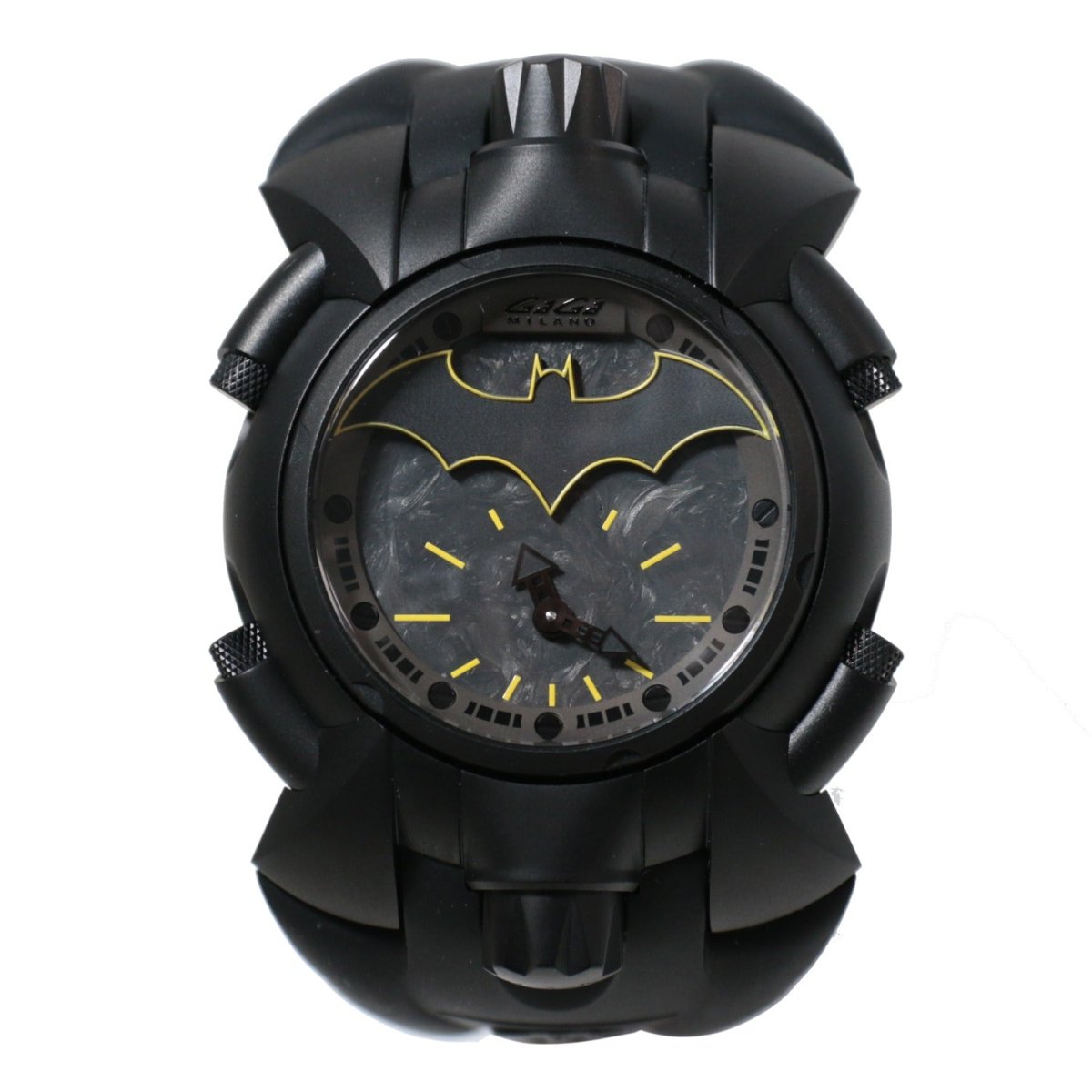 GAGA MILANO Batman watch - Double Case, Yellow Finishing - BangOn