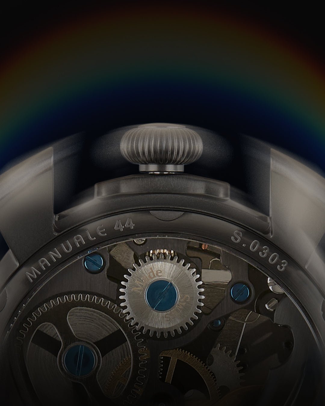 Gaga Milano MANUALE 44 GUN RAINBOW INDEX Watch - BangOn