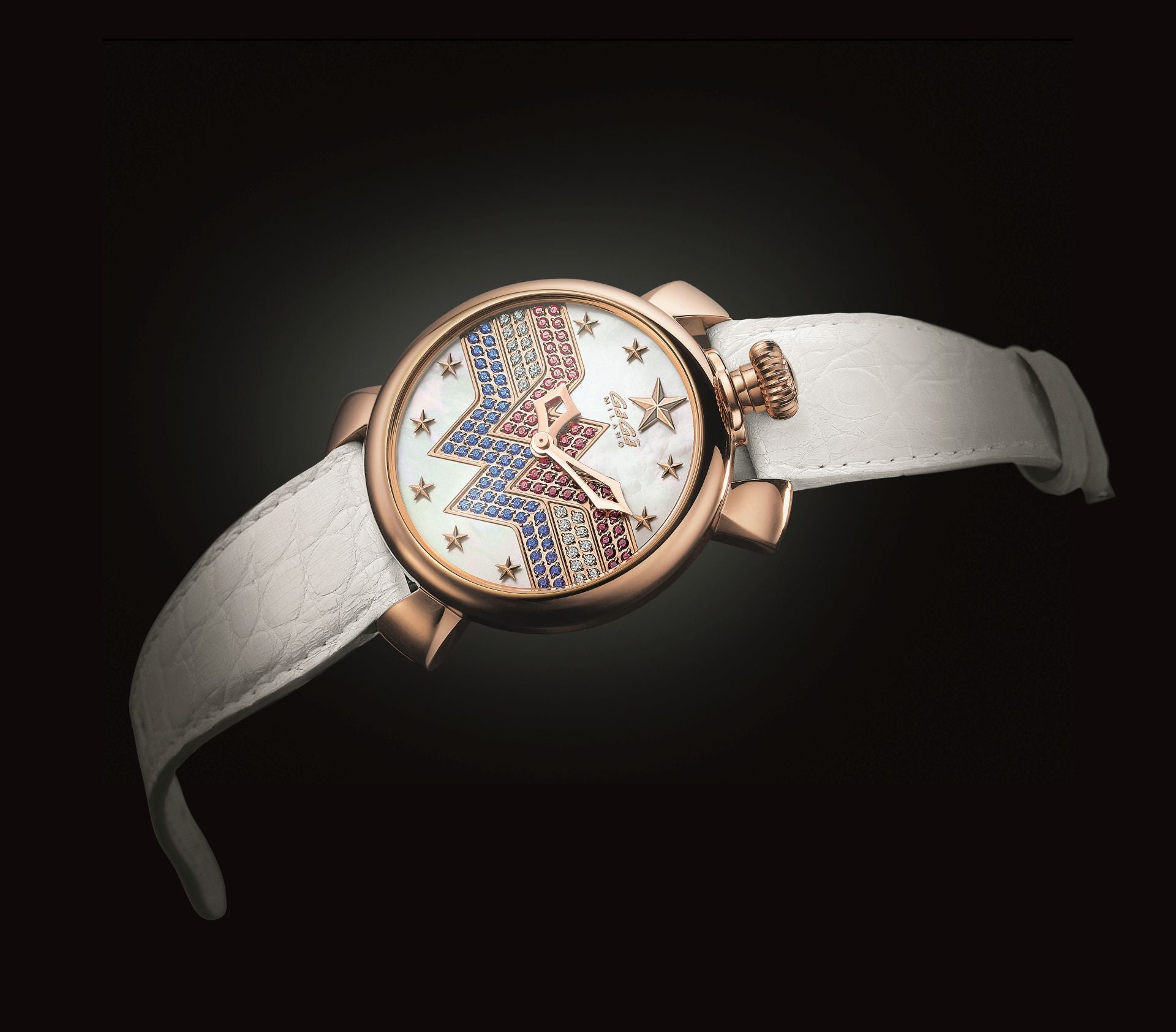 Gaga Milano WONDER WOMEN MANUALE 40MM white Watch - BangOn