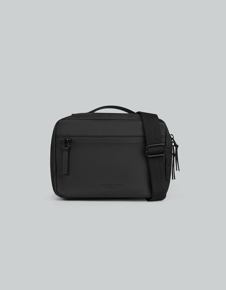 Gaston Luga Dash Box Crossbody Bag Black - BangOn