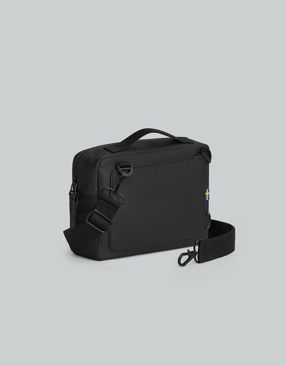 Gaston Luga Dash Box Crossbody Bag Black - BangOn