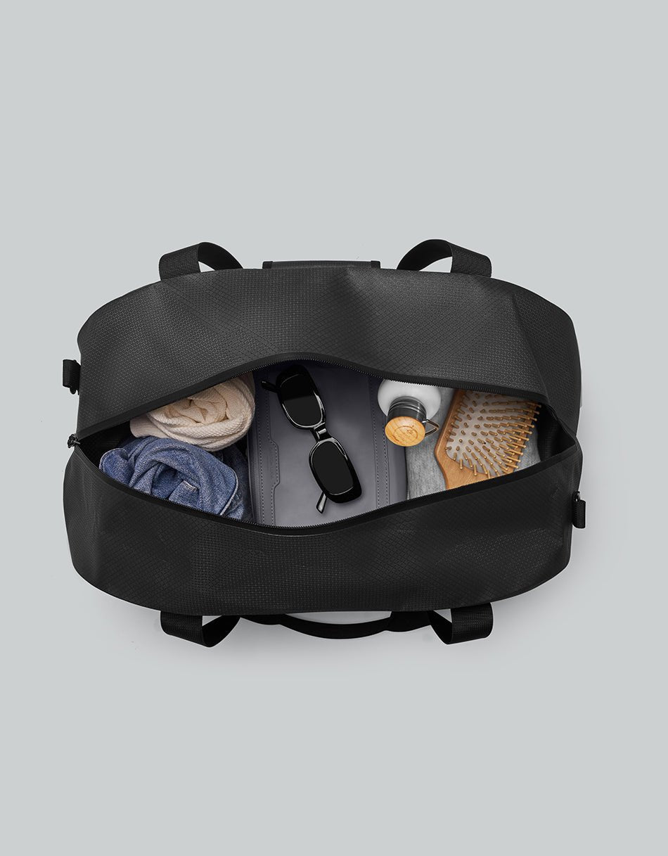 Gaston Luga Lightweight DuoSeal Duffel Black LWDSDFBK - BangOn