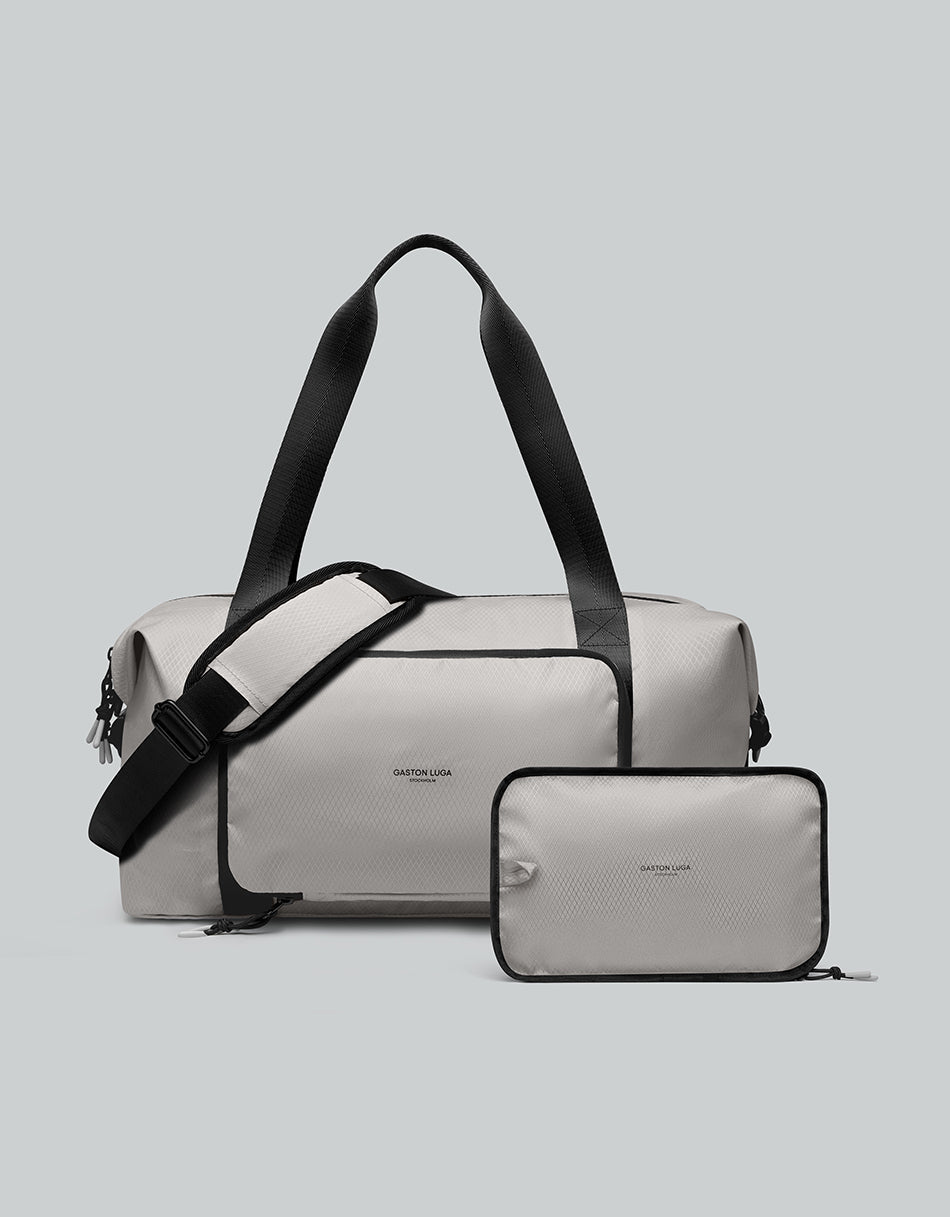 Gaston Luga Lightweight Packable Duffel Bag - Taupe - BangOn