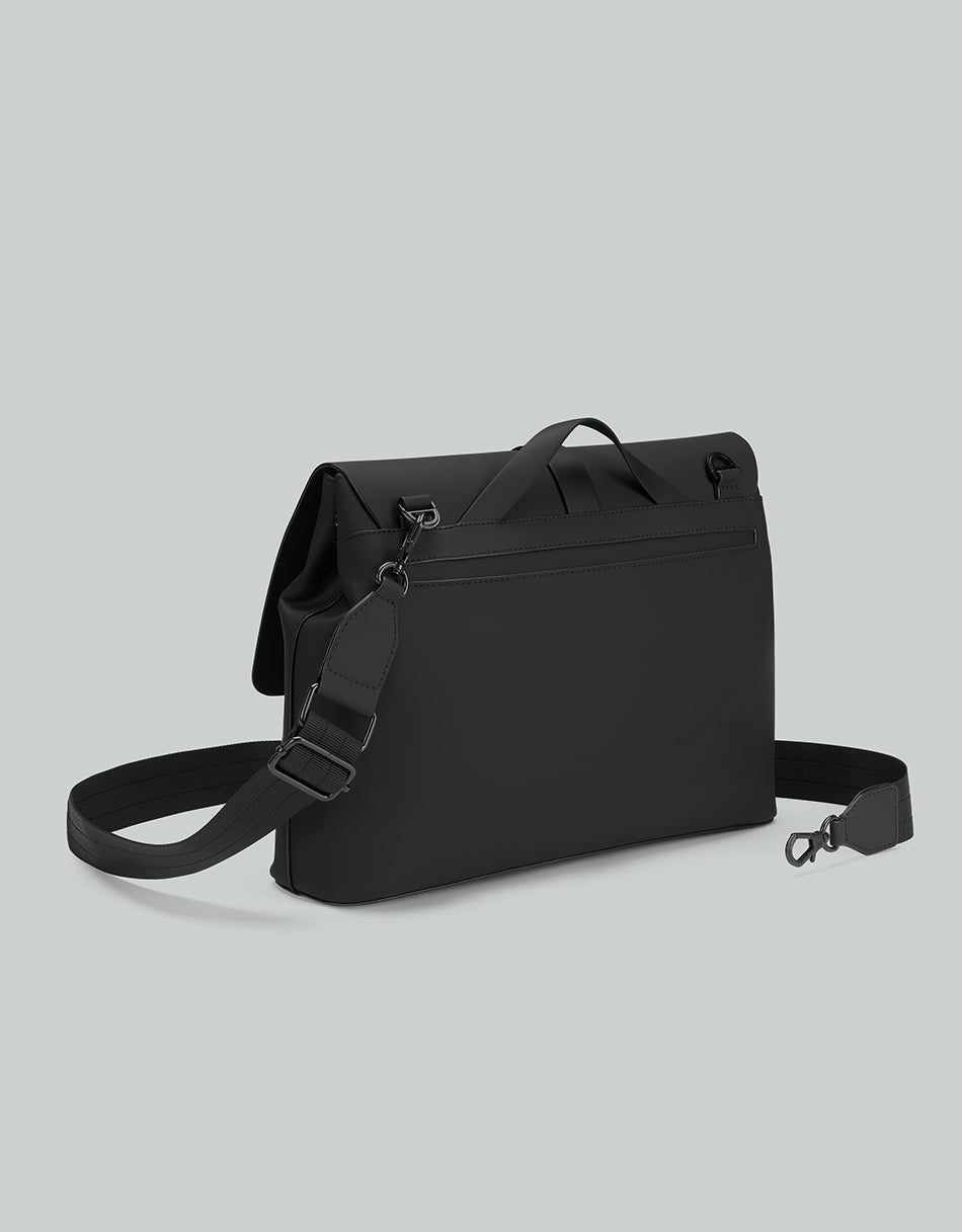 Gaston Luga Spläsh Crossbody Bag Large 14" - Black Backpack - BangOn