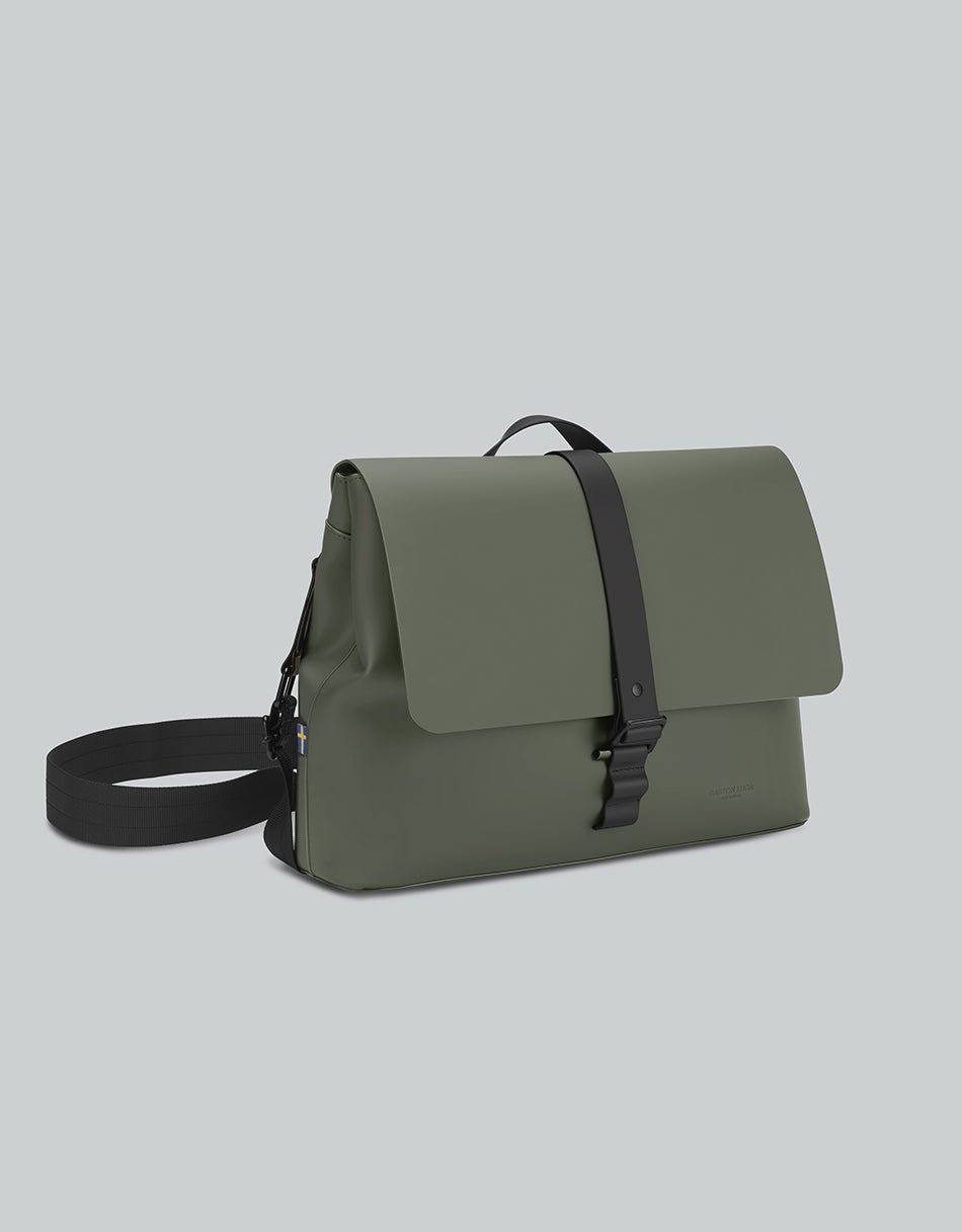 Gaston Luga Spläsh Crossbody Bag Large 14" - Olive Backpack - BangOn