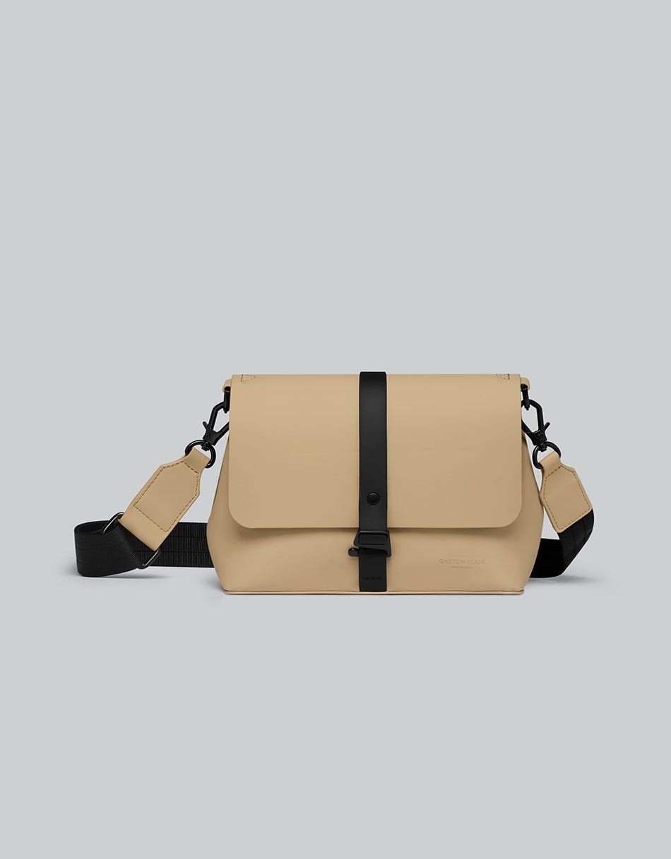 Gaston Luga Splash Crossbody Bag - Latte SPCBLT - BangOn