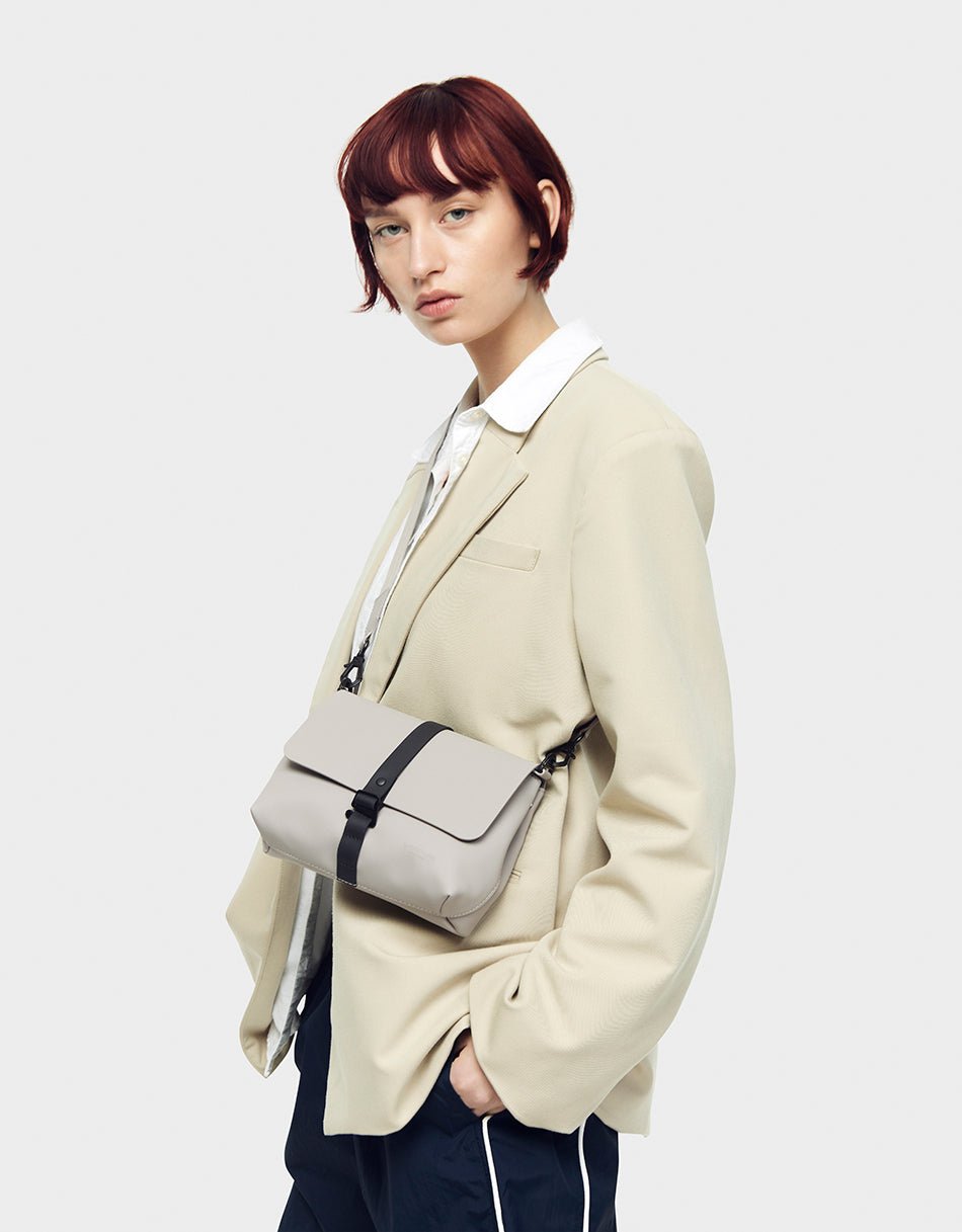 Gaston Luga Splash Crossbody Bag - Taupe CB104 - BangOn