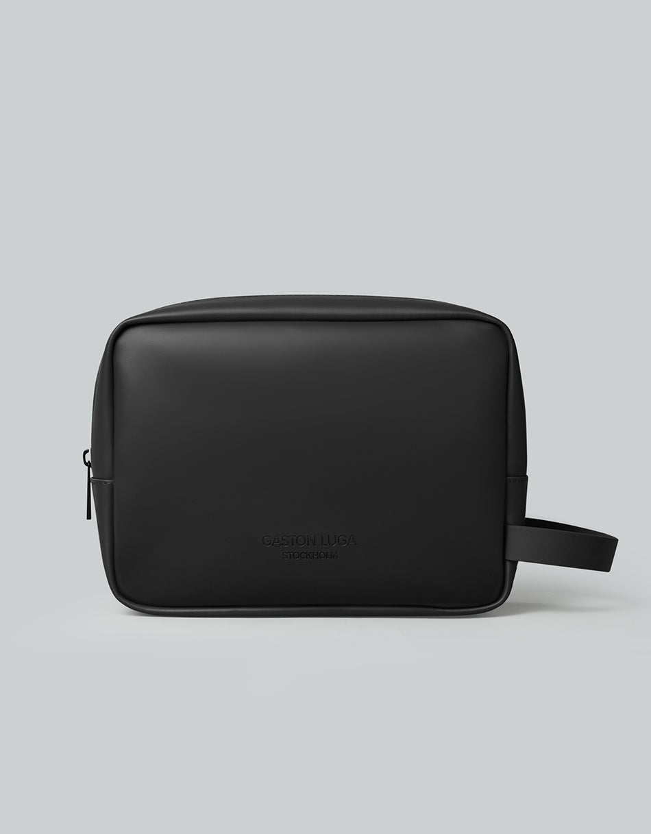 Gaston Luga Splash Toiletry Bag Black Backpack - BangOn