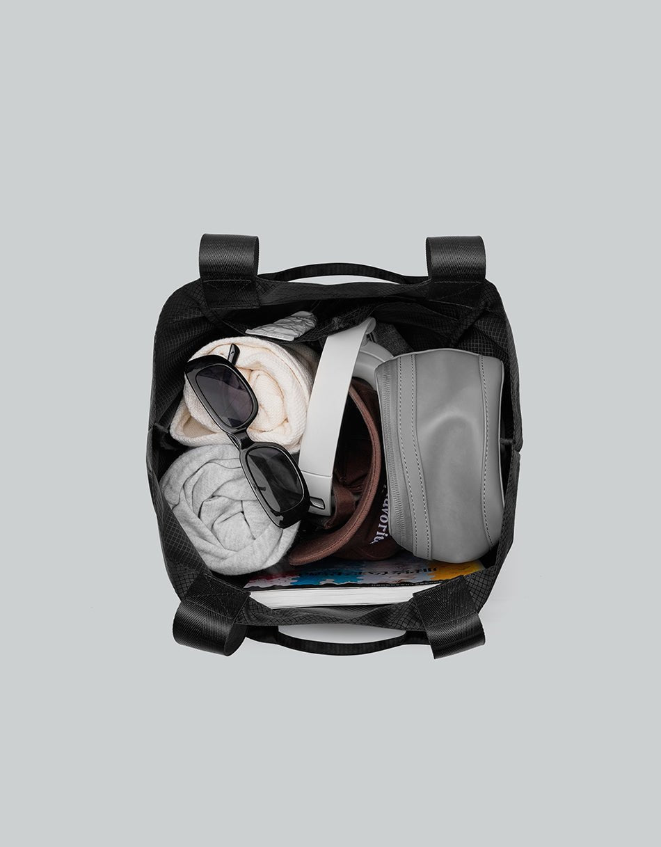 Gaston LugaLightweight Packable Tote Bag - Black LWPTTBK - BangOn