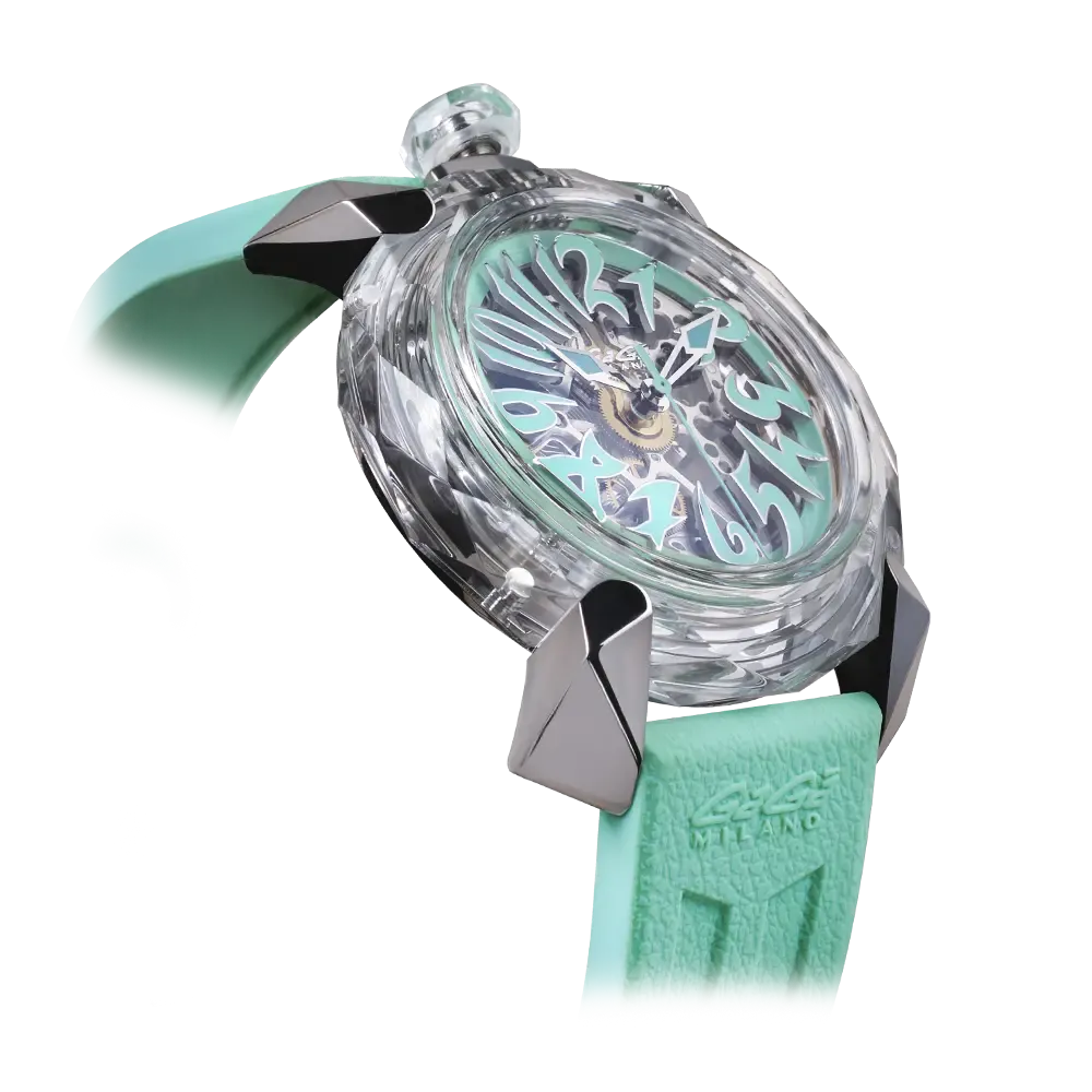 Gaga Milano CRISTAL 46mm Mint #8060CY02SGSRTF0
