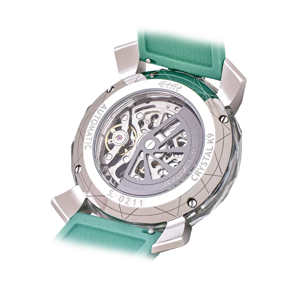 Gaga Milano CRISTAL 46mm Menta #8060CY02SGSRTF0