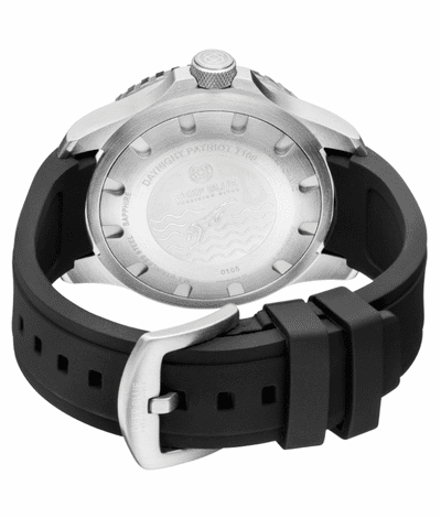 DEEPBLUE Daynight Patriot Silicon Strap, Green D, Green tubes